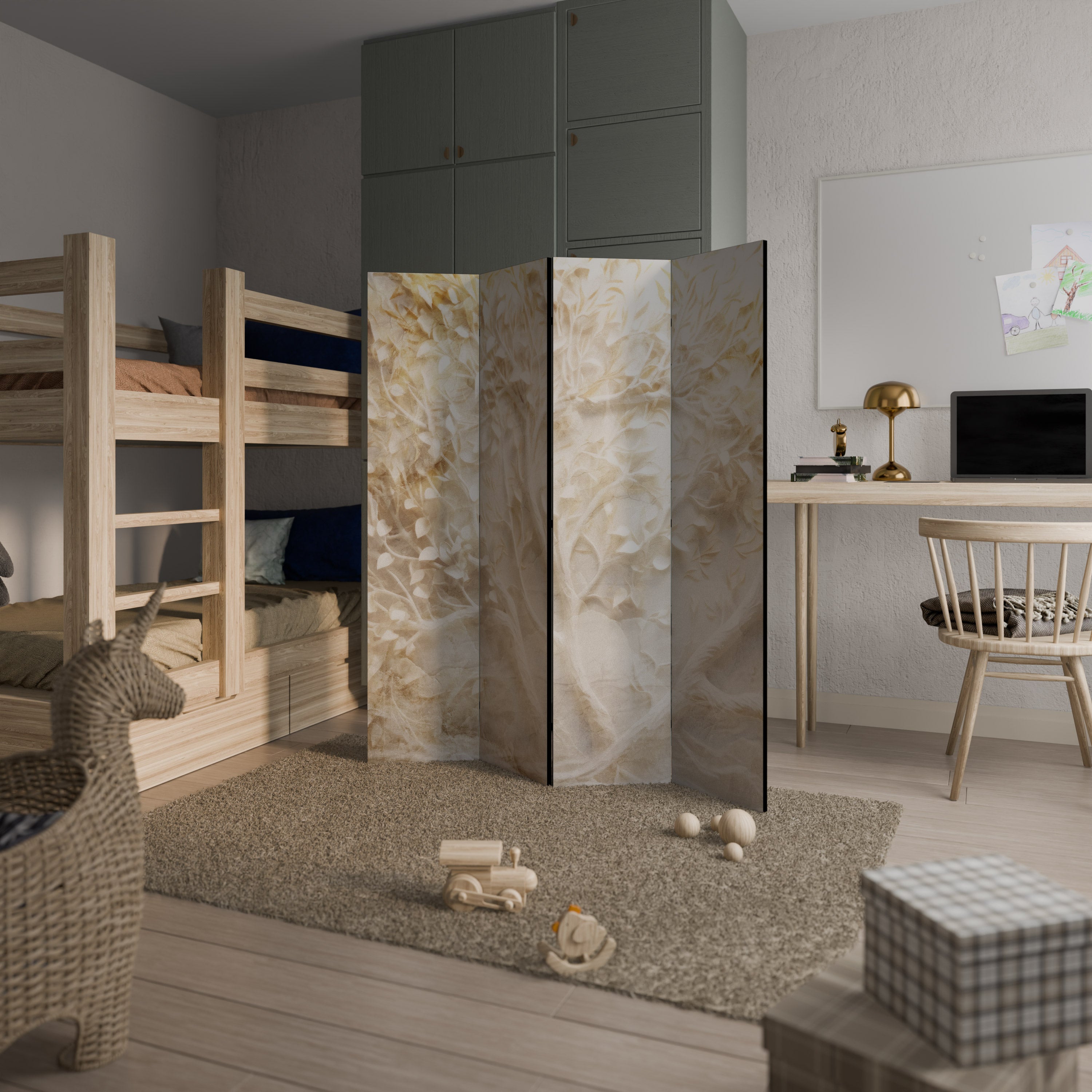 LUMINOUS GROWTH Παραβάν με 4 πάνελ