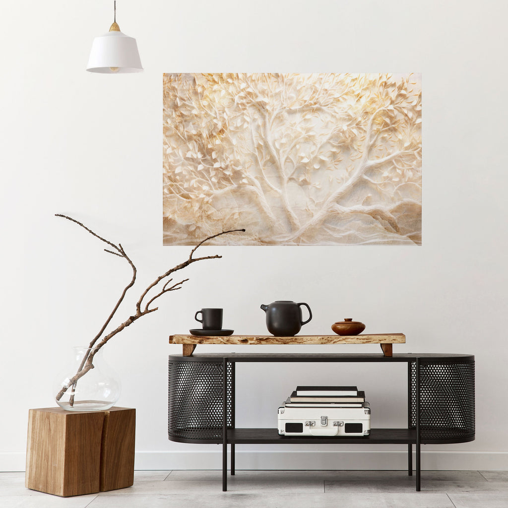 LUMINOUS GROWTH Peel and Stick Horizontal Poster