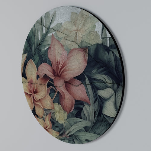 HEAVENLY BLOOM Στρογγυλός πίνακας ζωγραφικής