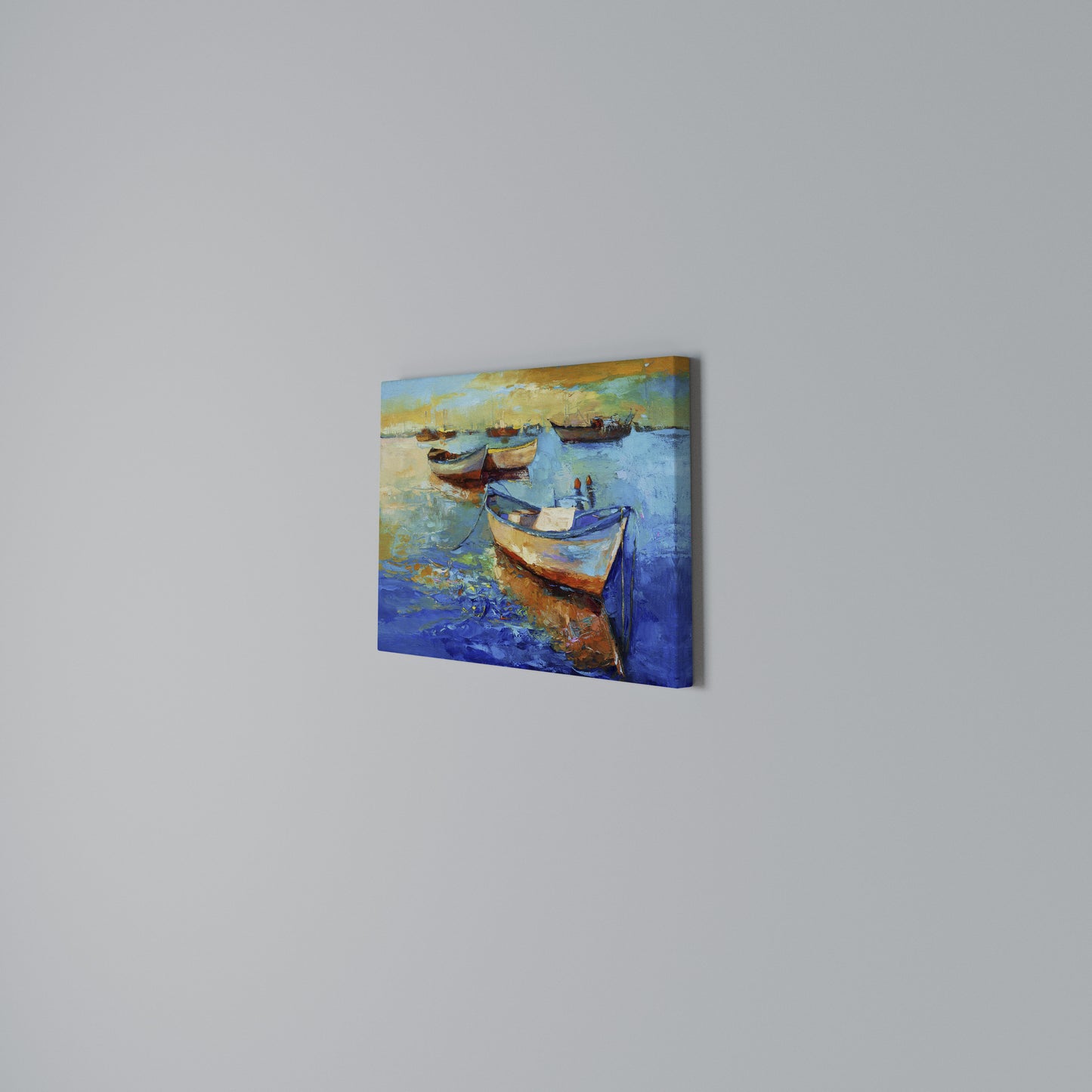SERENE BOAT ESCAPADE Horizontal Canvas Print