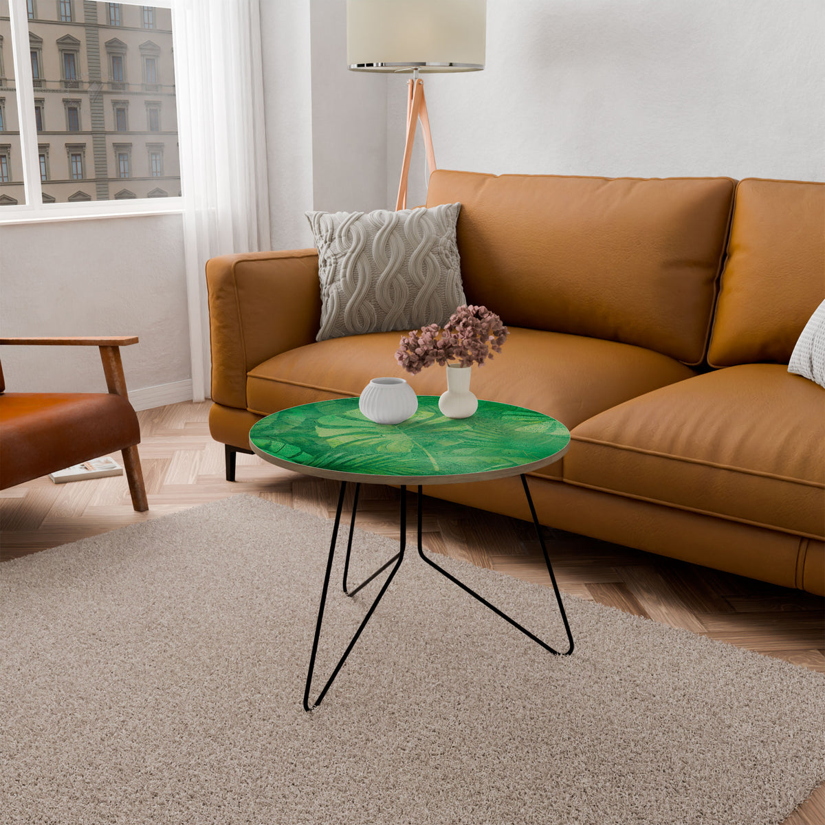 SUBTLE GREEN SYMPHONY Coffee Table