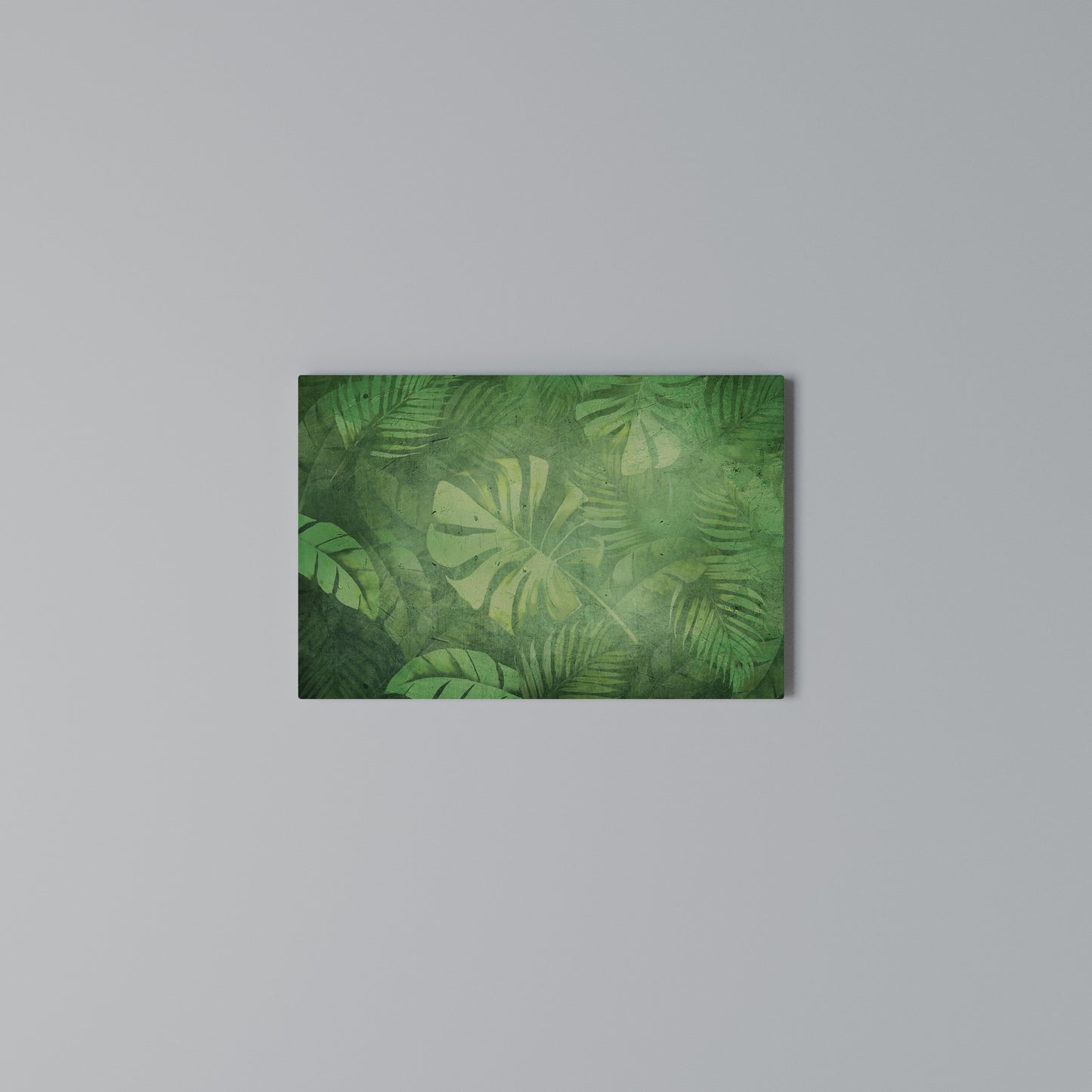 SUBTLE GREEN SYMPHONY Horizontal Canvas Print