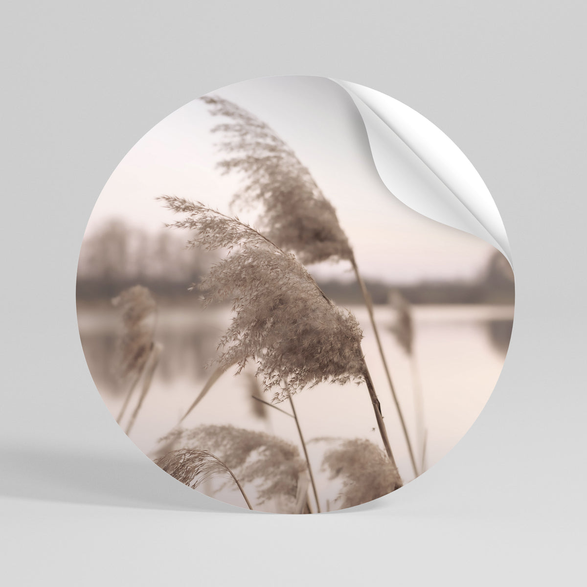 GENTLE BREEZE Αυτοκόλλητη Αφίσα στρογγυλή