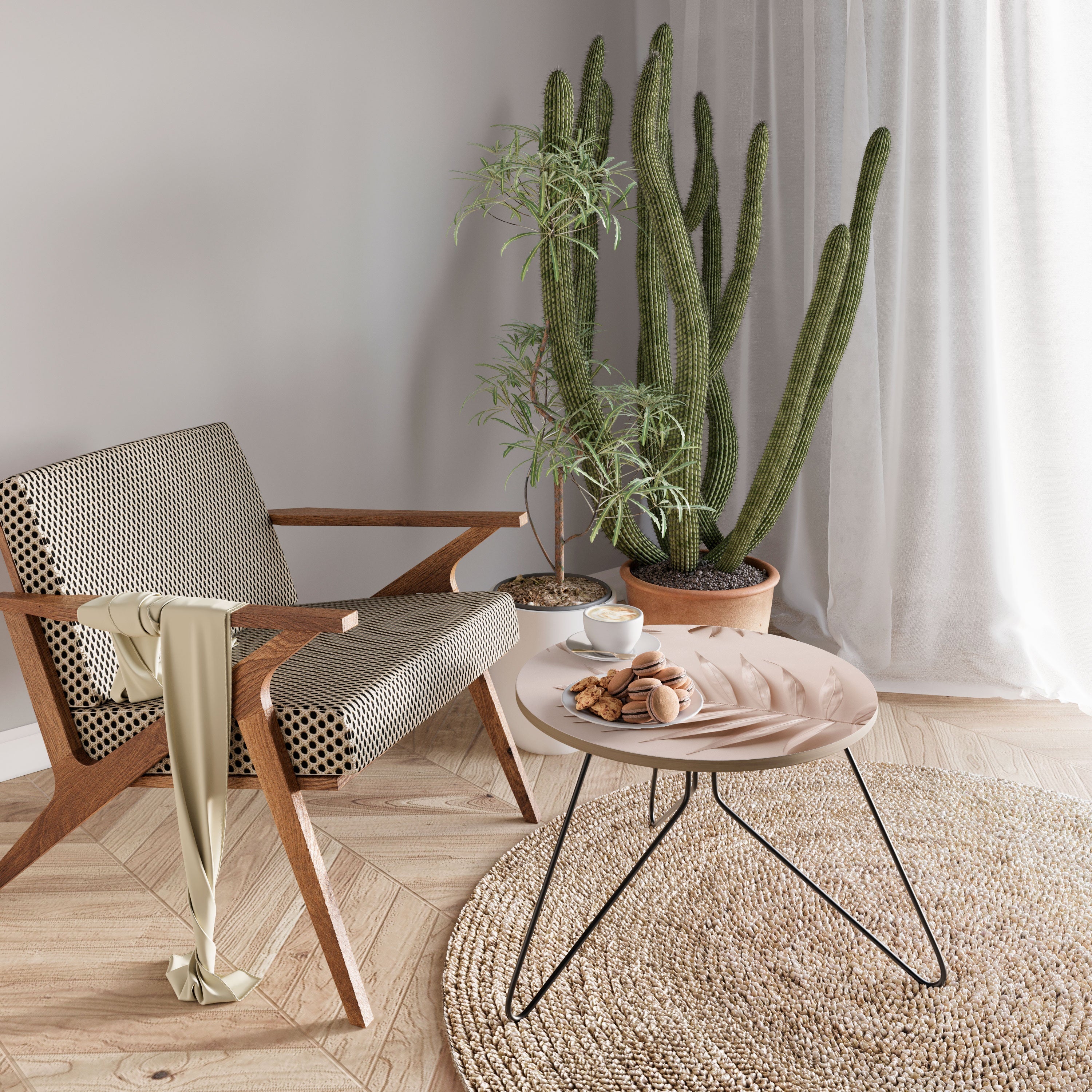 PINK PALM DREAMS Coffee Table 60
