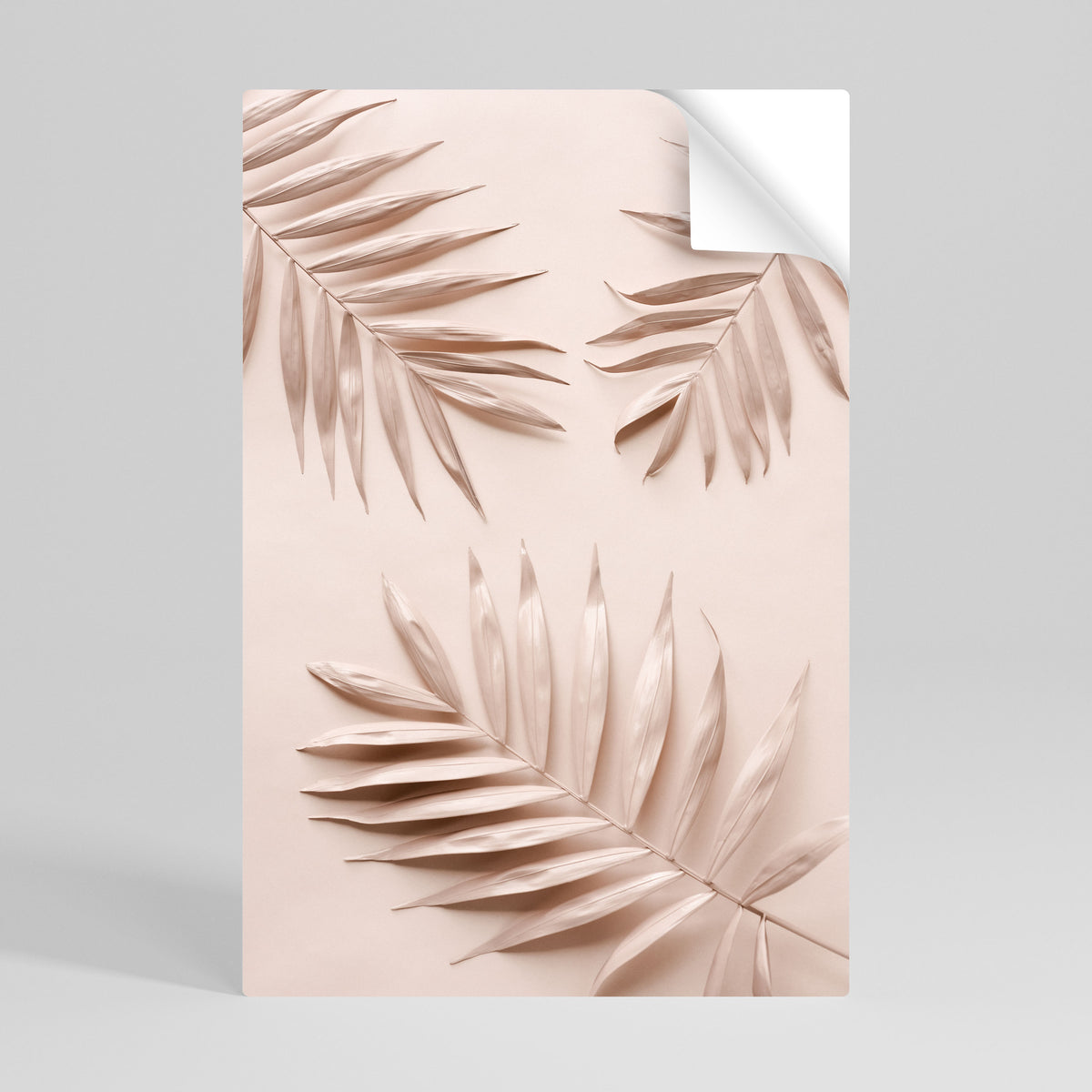 PINK PALM DREAMS Αυτοκόλλητη Αφίσα κάθετη