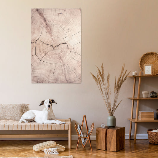 TIMEWORN RHYTHM Vertical Canvas Print