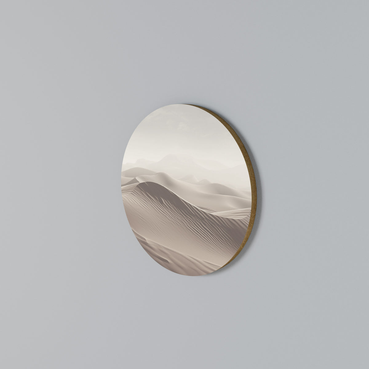 ECHOES OF DUNES Στρογγυλός πίνακας ζωγραφικής