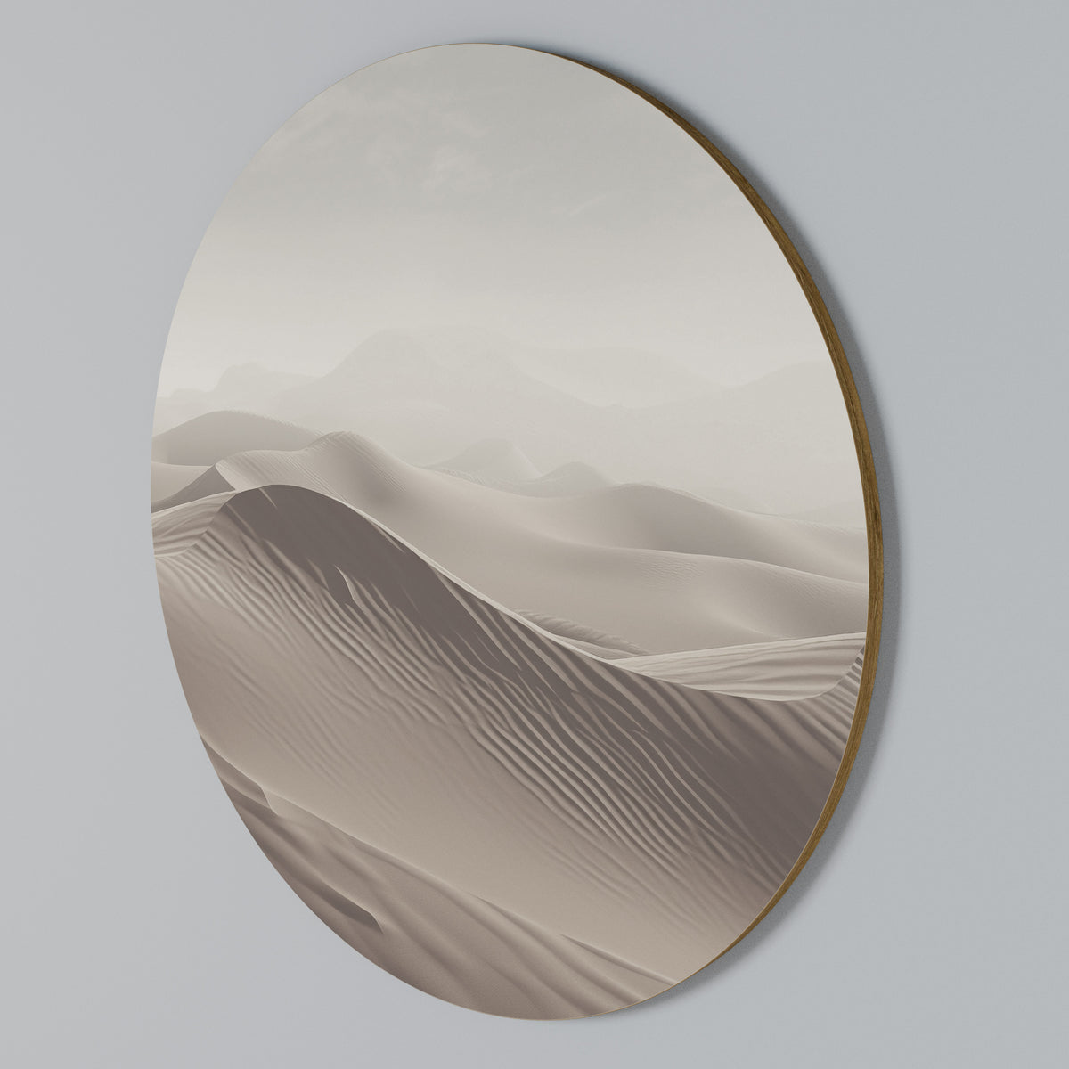 ECHOES OF DUNES Στρογγυλός πίνακας ζωγραφικής