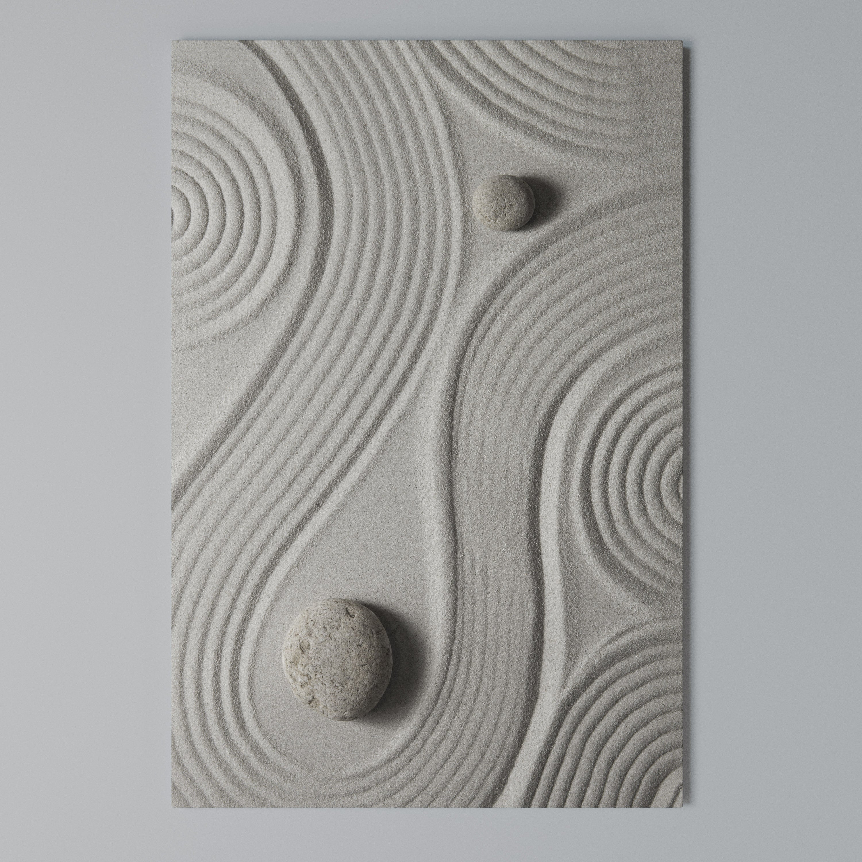 SANDSWIRL SERENITY Κατακόρυφος Πίνακας σε Καμβά