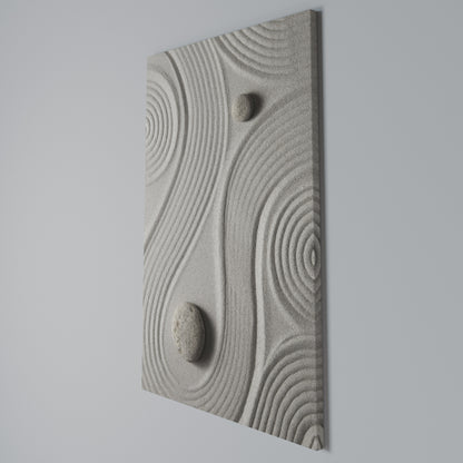 SANDSWIRL SERENITY Κατακόρυφος Πίνακας σε Καμβά