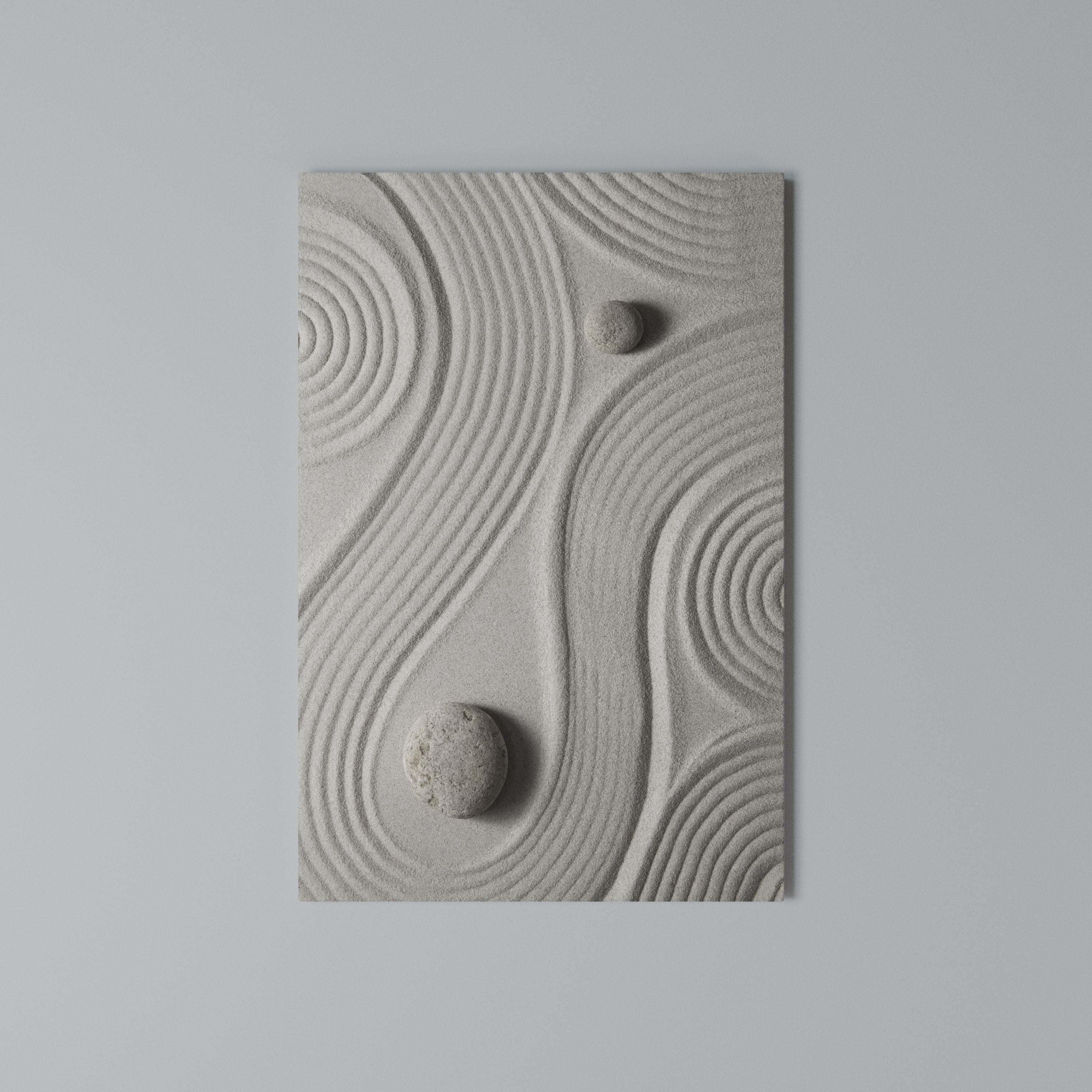 SANDSWIRL SERENITY Κατακόρυφος Πίνακας σε Καμβά
