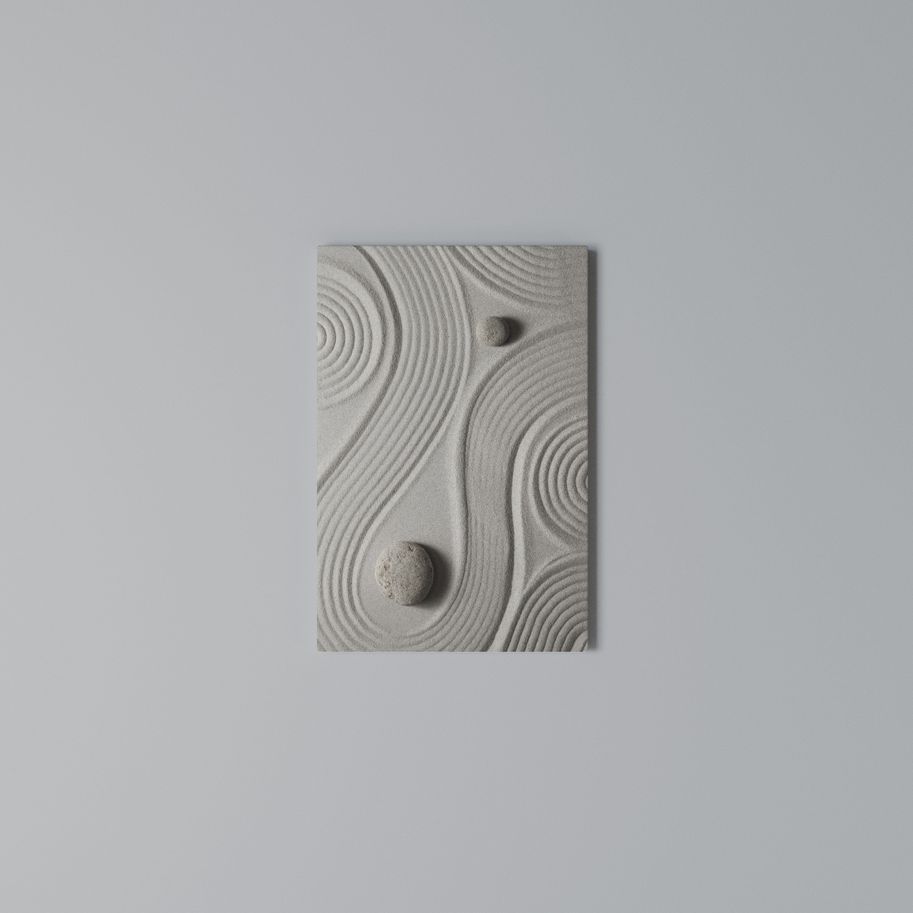 SANDSWIRL SERENITY Κατακόρυφος Πίνακας σε Καμβά