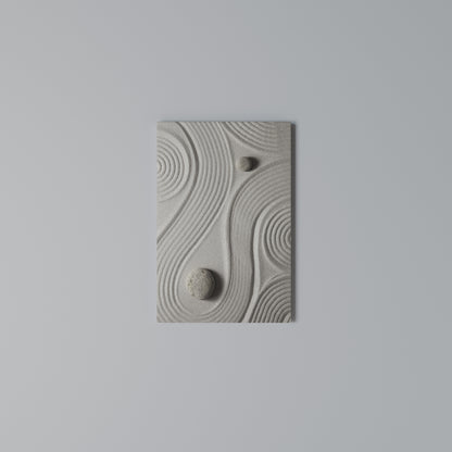 SANDSWIRL SERENITY Κατακόρυφος Πίνακας σε Καμβά