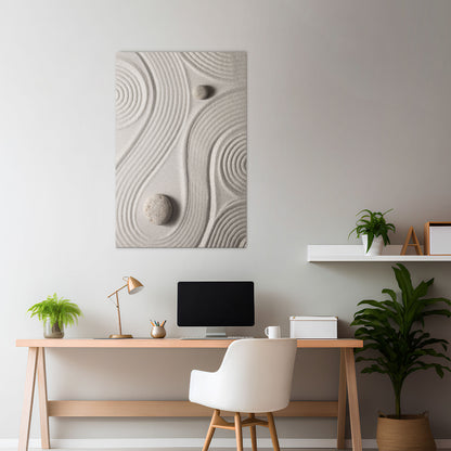SANDSWIRL SERENITY Κατακόρυφος Πίνακας σε Καμβά