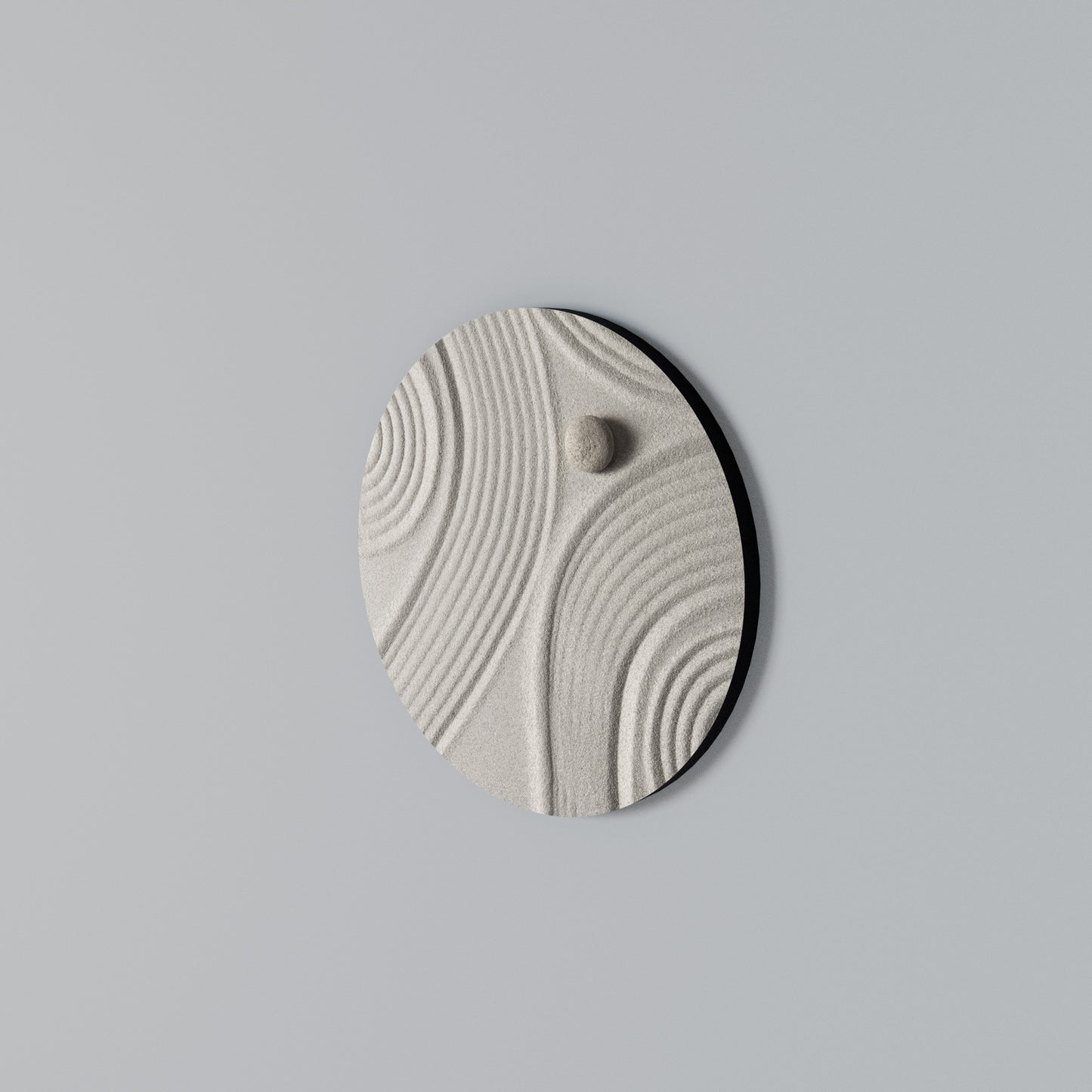 SANDSWIRL SERENITY Στρογγυλός πίνακας ζωγραφικής