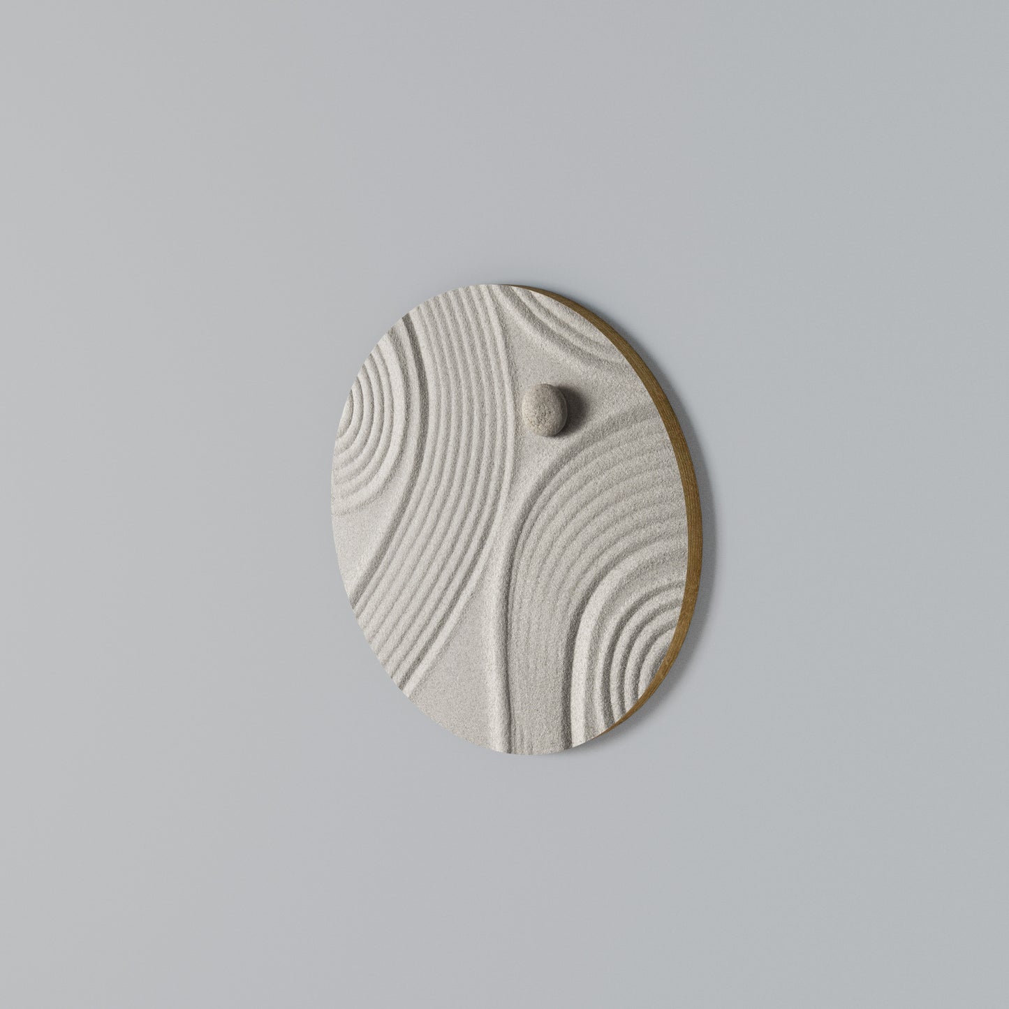 SANDSWIRL SERENITY Στρογγυλός πίνακας ζωγραφικής
