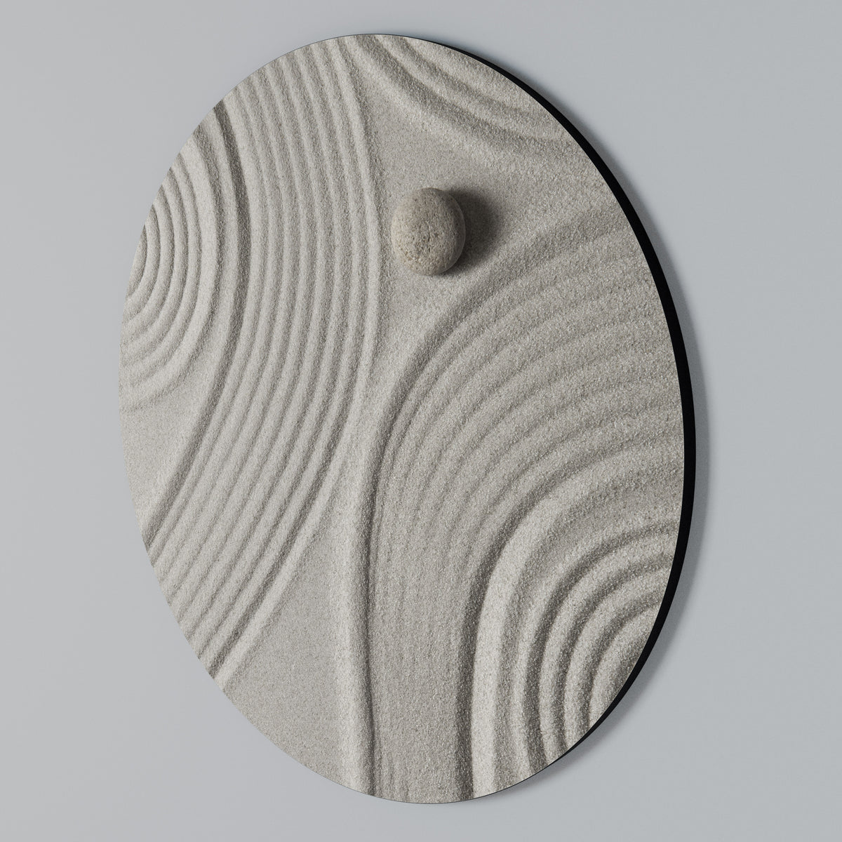 SANDSWIRL SERENITY Στρογγυλός πίνακας ζωγραφικής