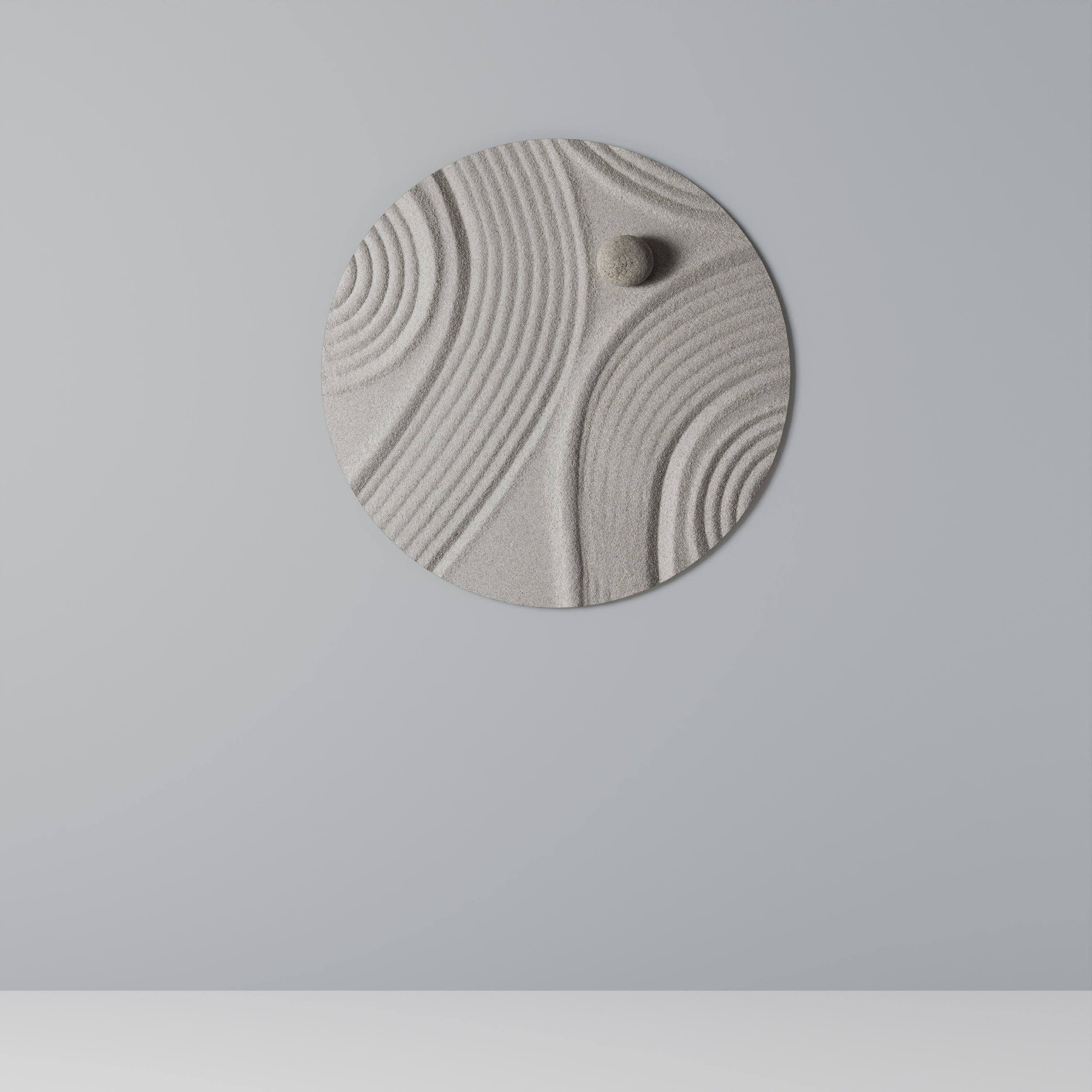 SANDSWIRL SERENITY Στρογγυλή Τέχνη Τοίχου
