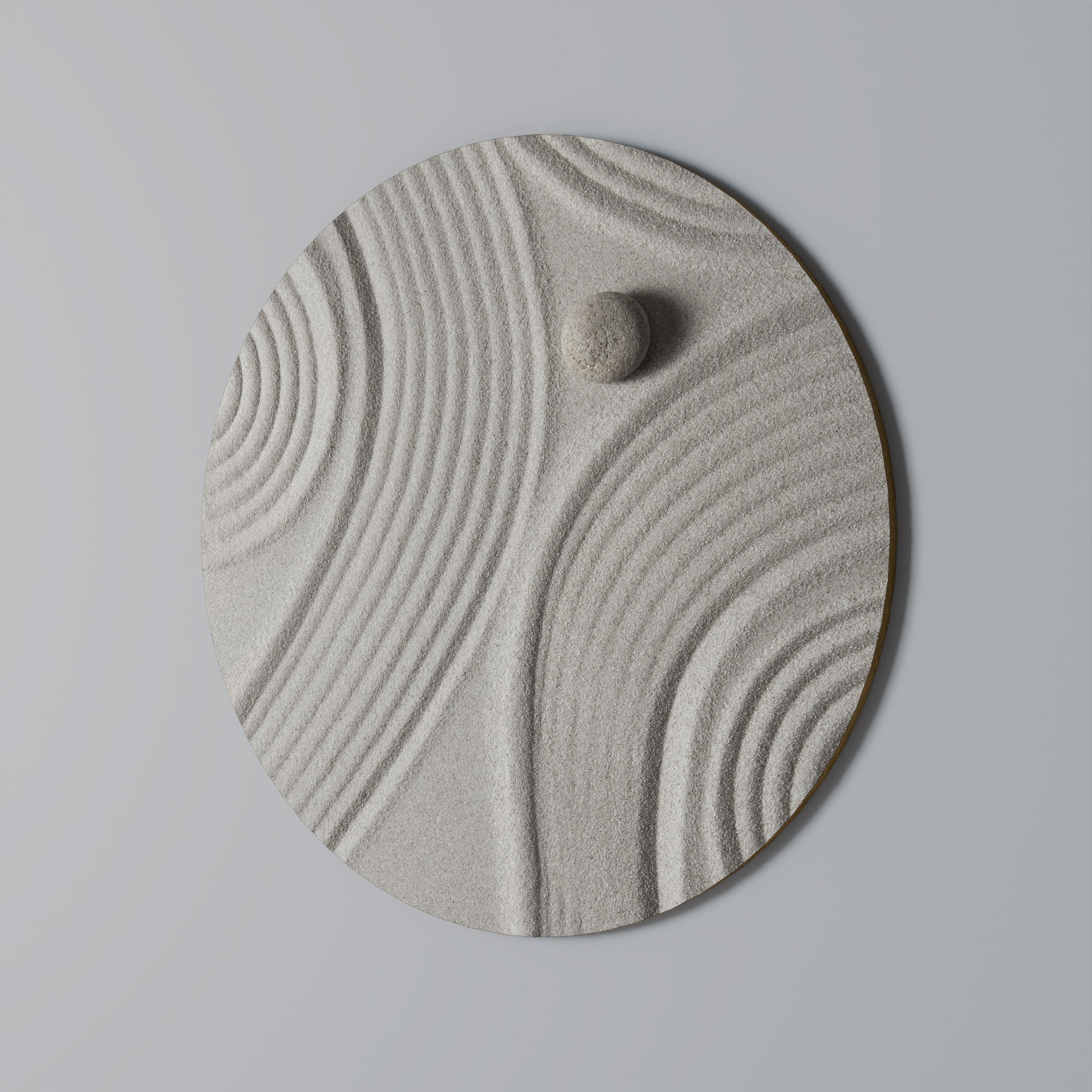 SANDSWIRL SERENITY Στρογγυλή Τέχνη Τοίχου