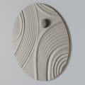 SANDSWIRL SERENITY Round Wall Art