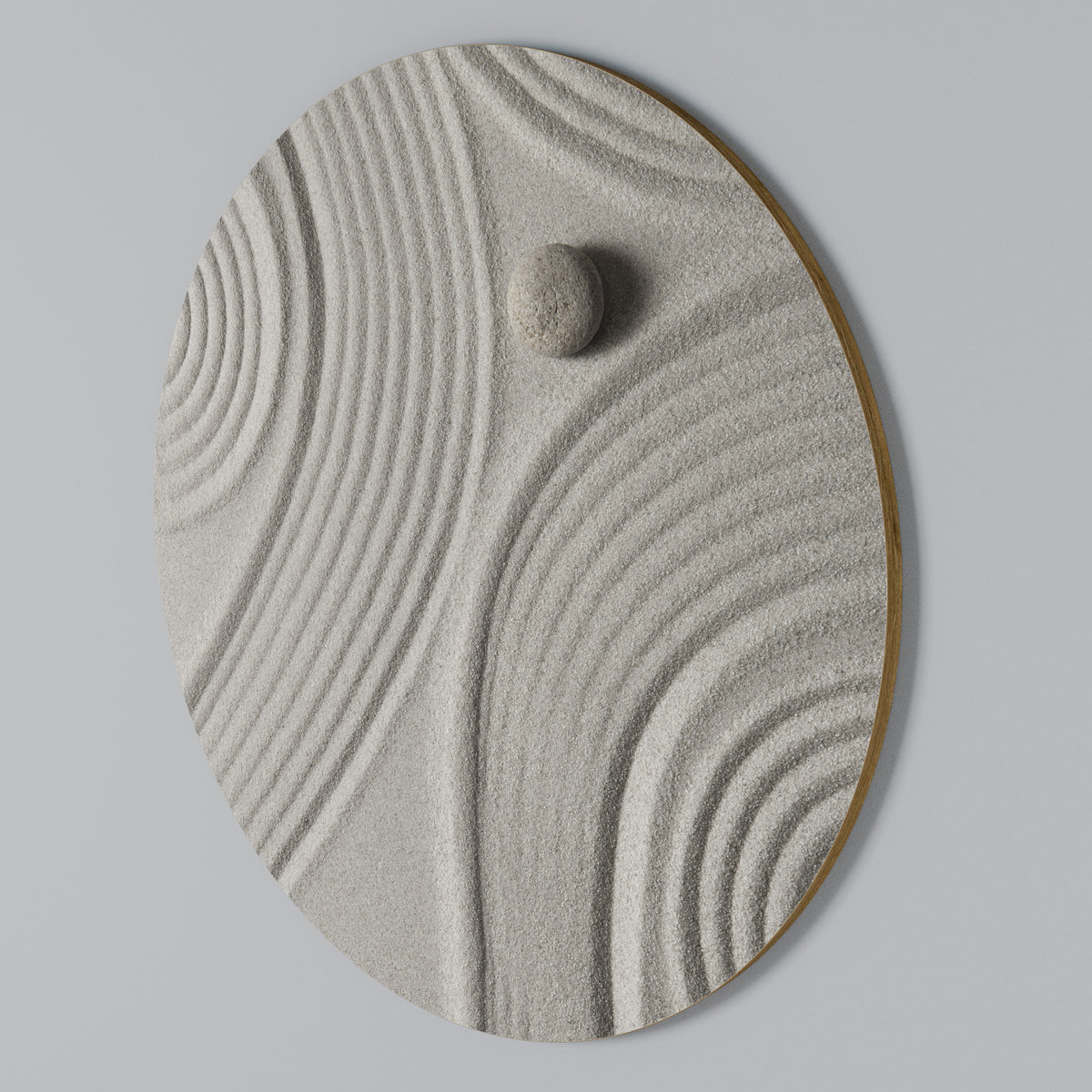 SANDSWIRL SERENITY Στρογγυλός πίνακας ζωγραφικής