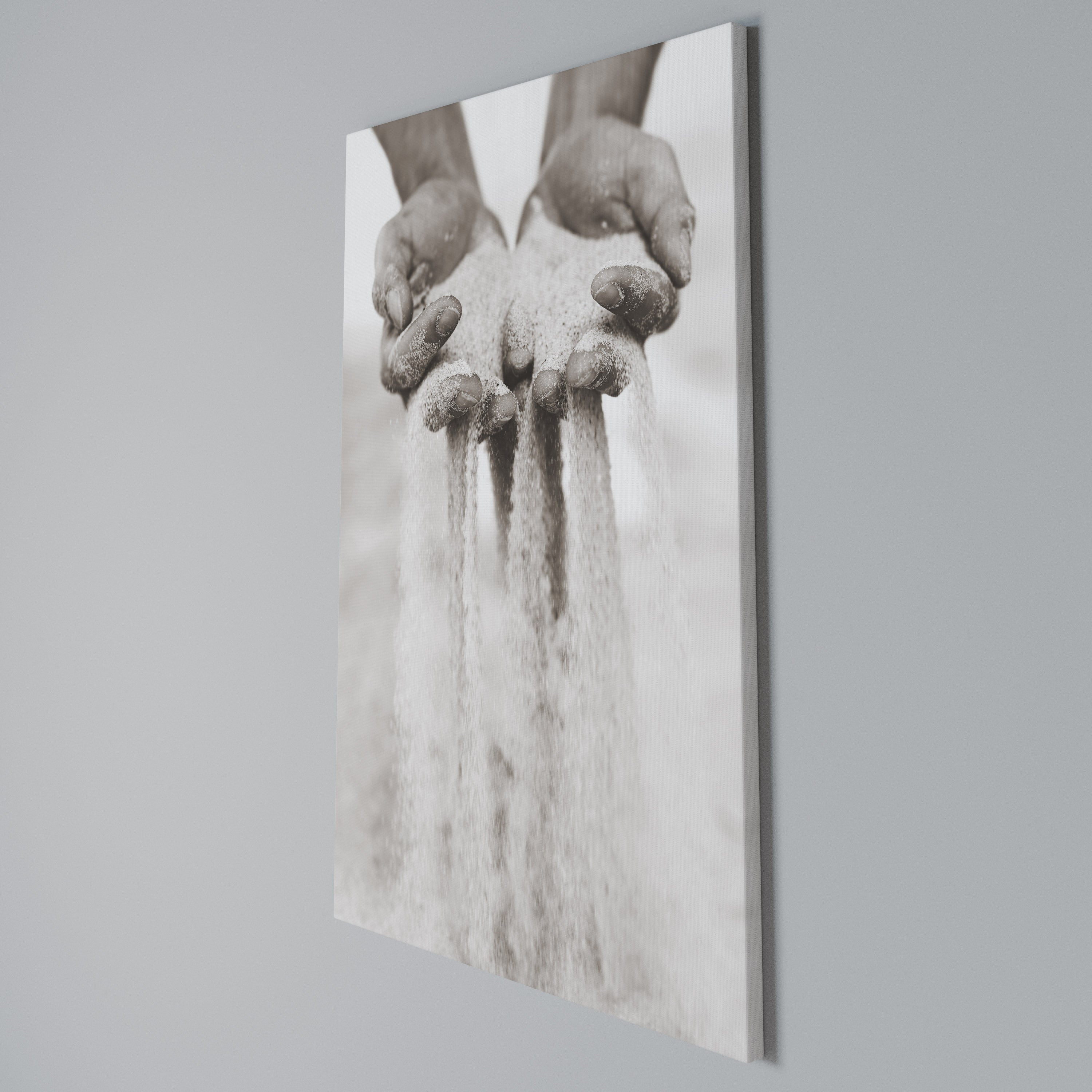 HANDS OF FATE Vertical Canvas Print