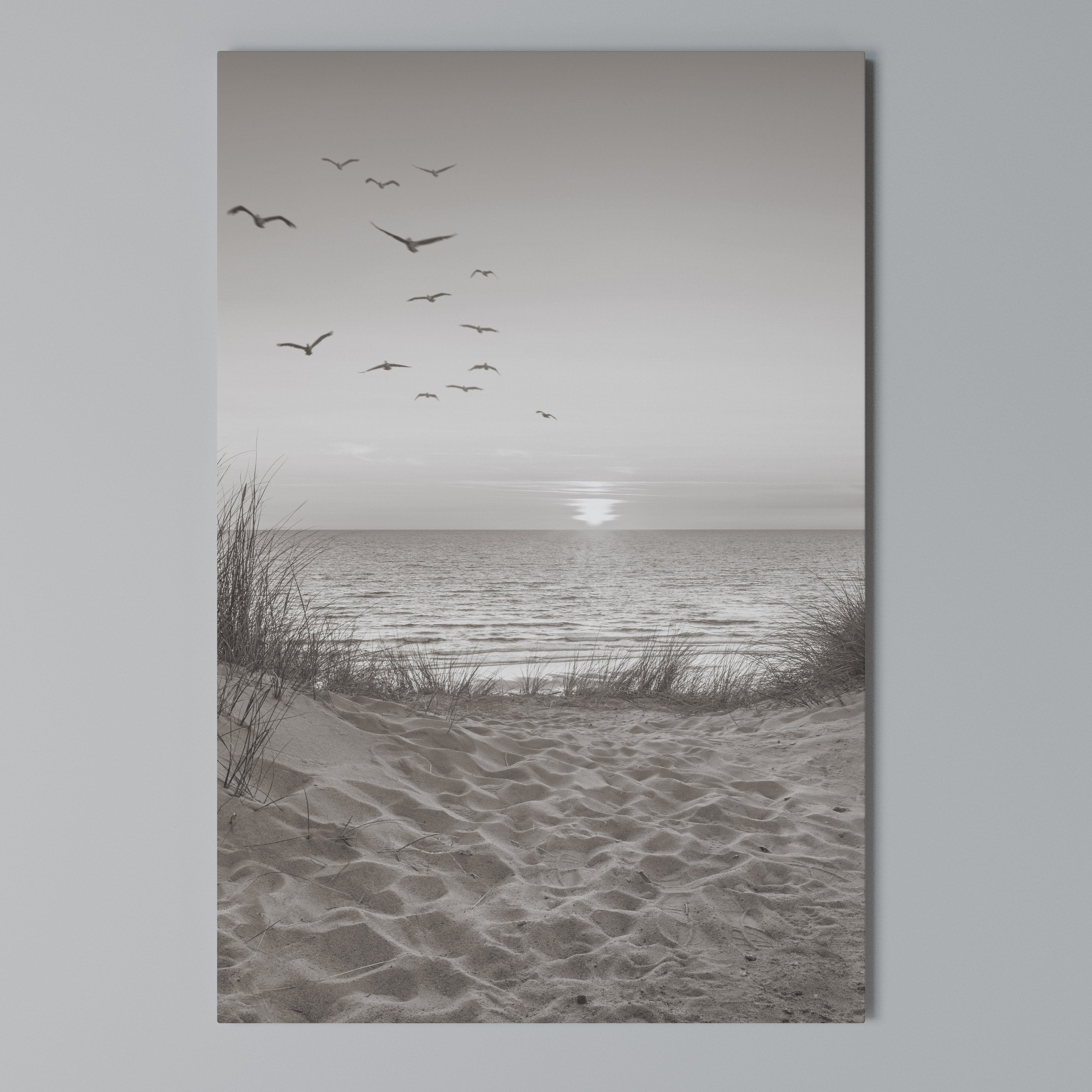 TIMELESS SEASCAPE Κατακόρυφος Πίνακας σε Καμβά