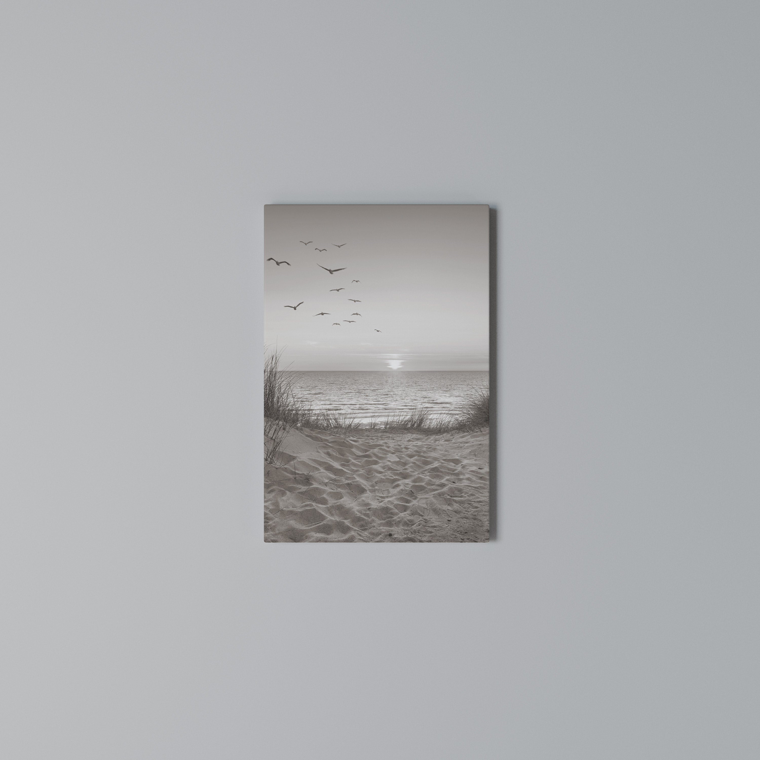 TIMELESS SEASCAPE Κατακόρυφος Πίνακας σε Καμβά