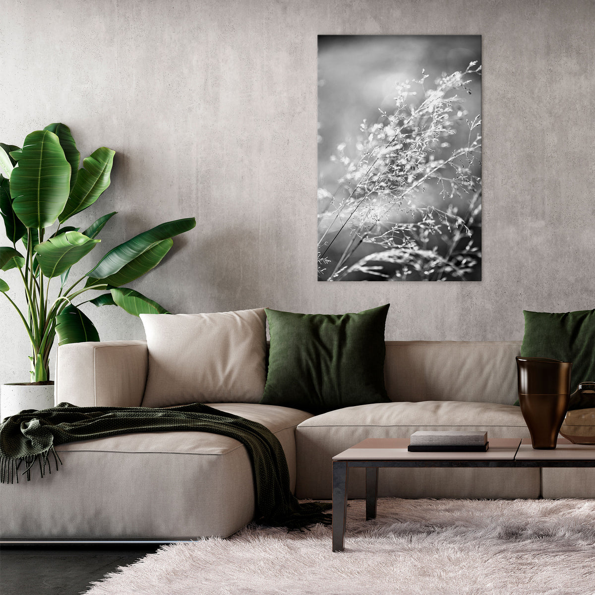 LIGHTSWEPT HARMONY Vertical Canvas Print