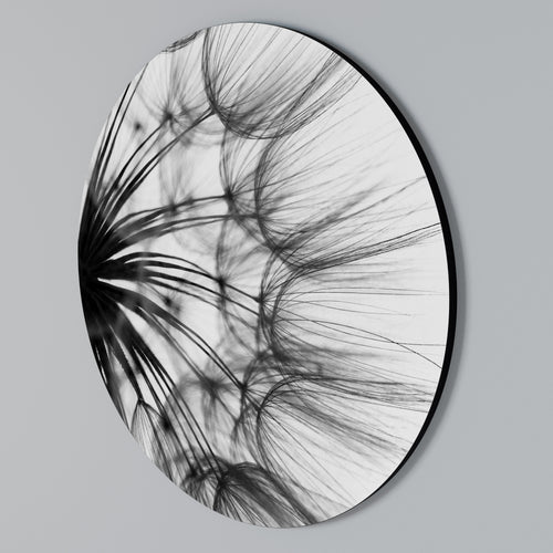 WHISPERING WILDFLOWER Round Wall Art