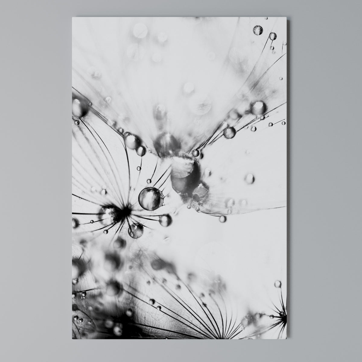 ELEGANT DROPLETS Κατακόρυφος Πίνακας σε Καμβά
