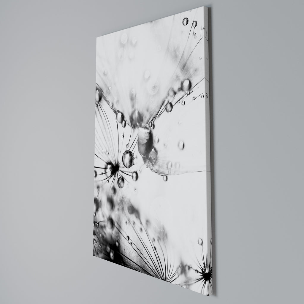 ELEGANT DROPLETS Vertical Canvas Print