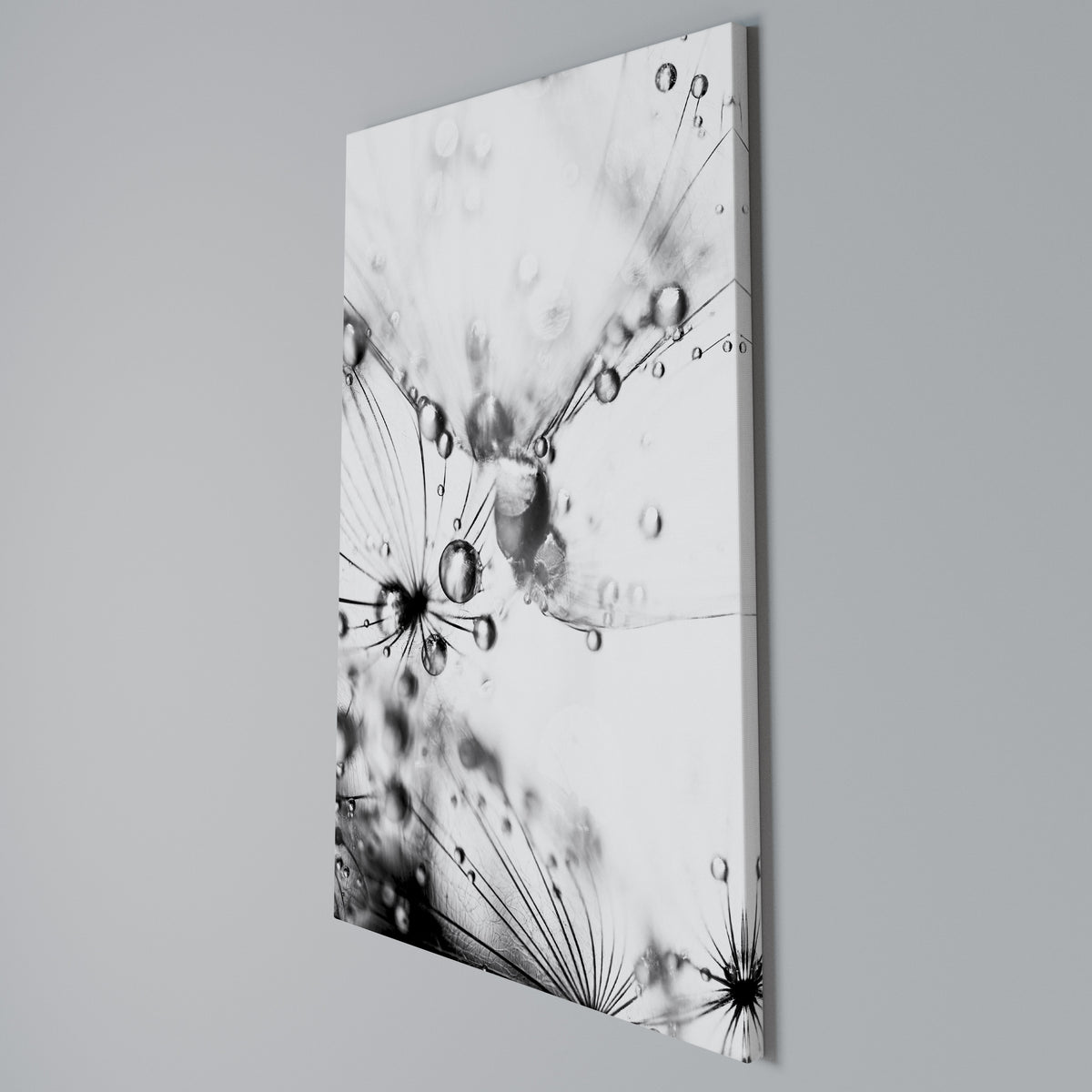 ELEGANT DROPLETS Κατακόρυφος Πίνακας σε Καμβά