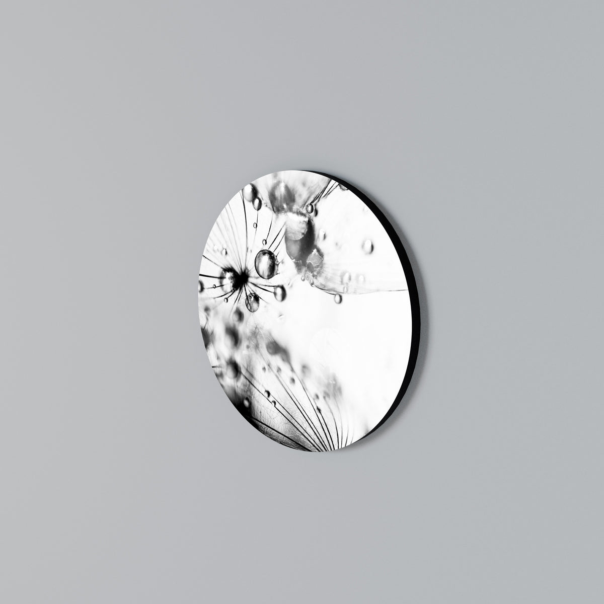 ELEGANT DROPLETS Στρογγυλός πίνακας ζωγραφικής
