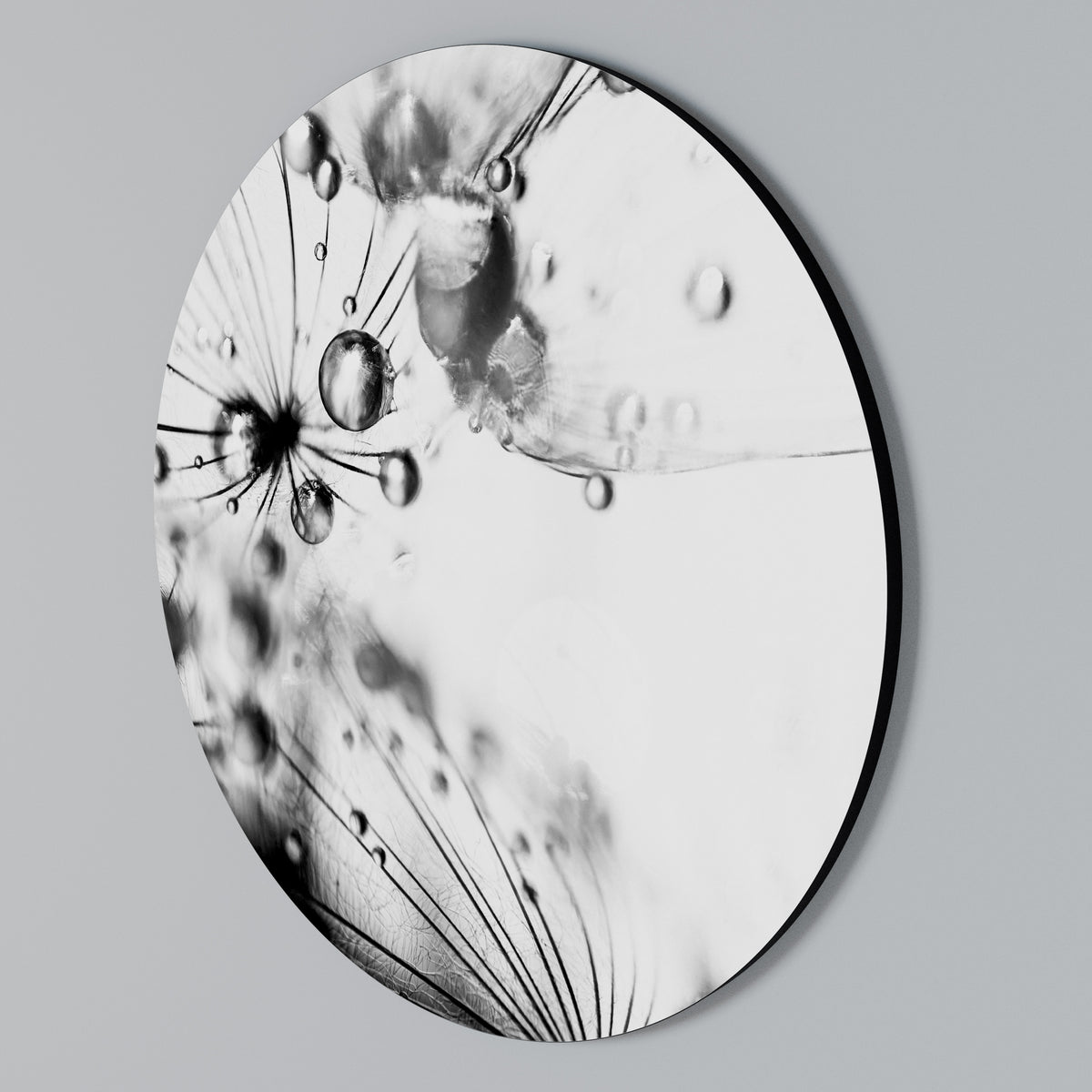 ELEGANT DROPLETS Στρογγυλός πίνακας ζωγραφικής