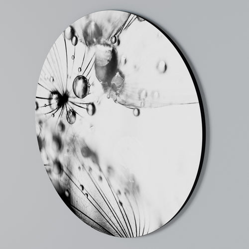 ELEGANT DROPLETS Στρογγυλός πίνακας ζωγραφικής