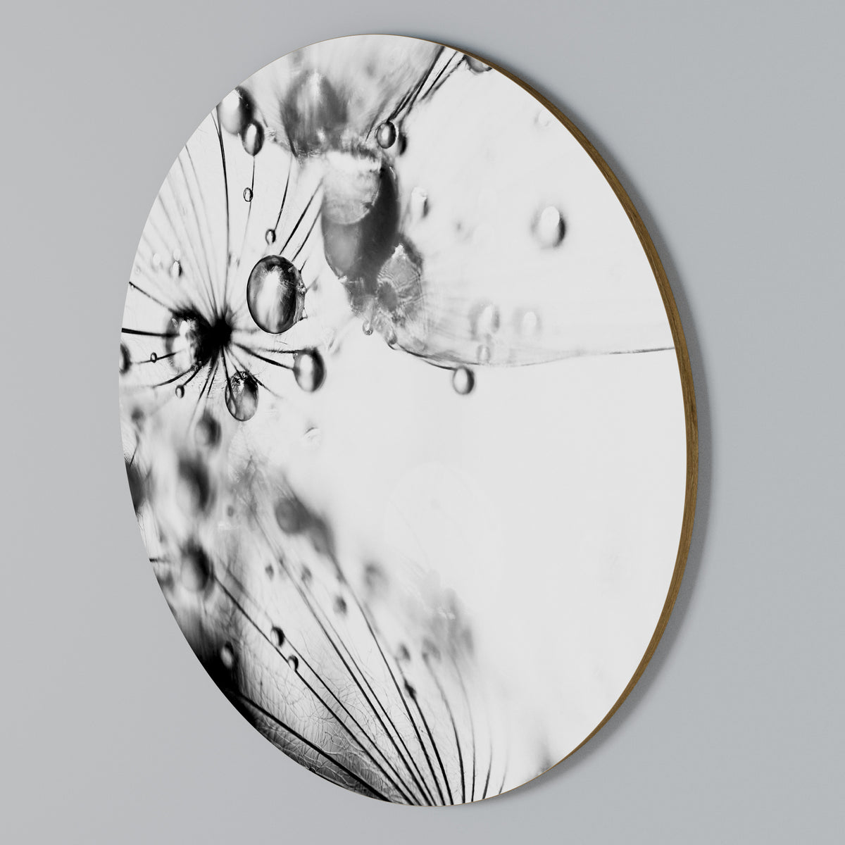 ELEGANT DROPLETS Στρογγυλός πίνακας ζωγραφικής