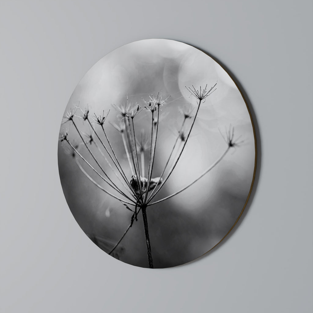 Στρογγυλή Τέχνη Τοίχου MINIMALIST BLOOM