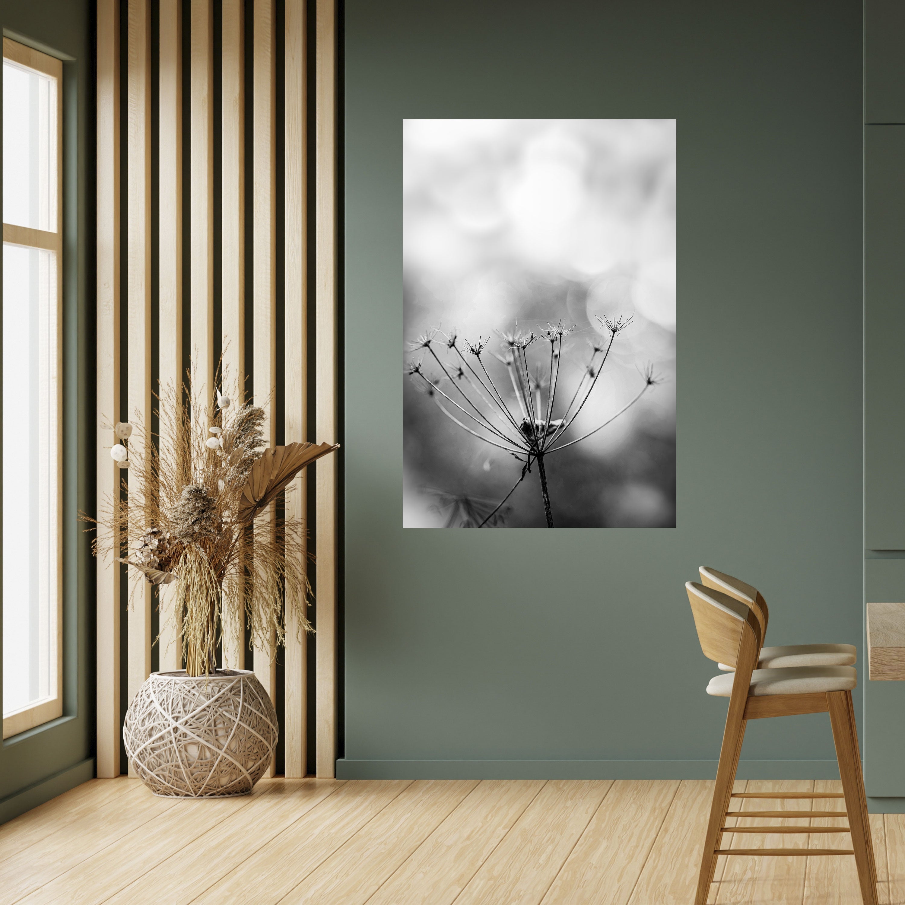MINIMALIST BLOOM Peel and Stick Vertical Poster