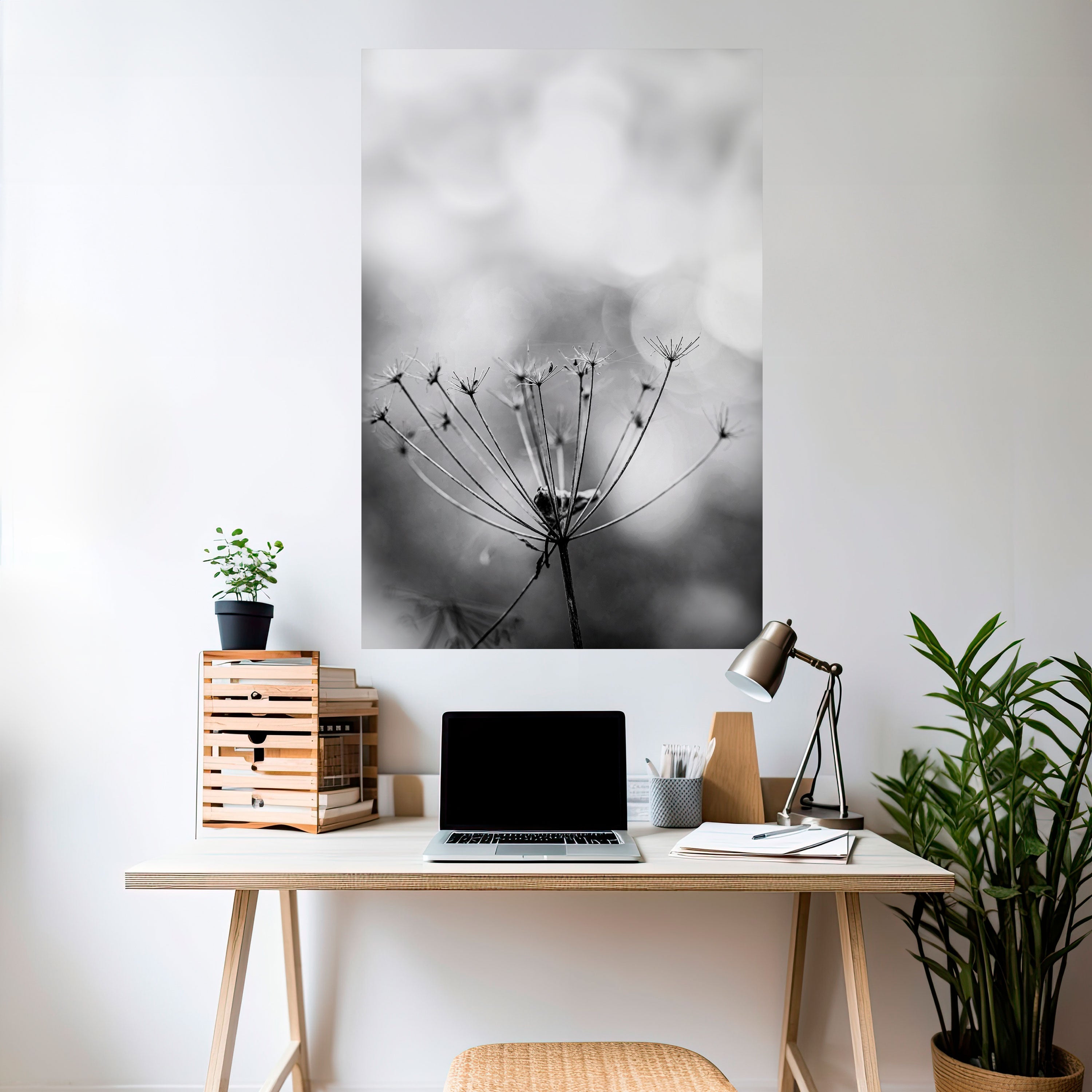 MINIMALIST BLOOM Peel and Stick Vertical Poster