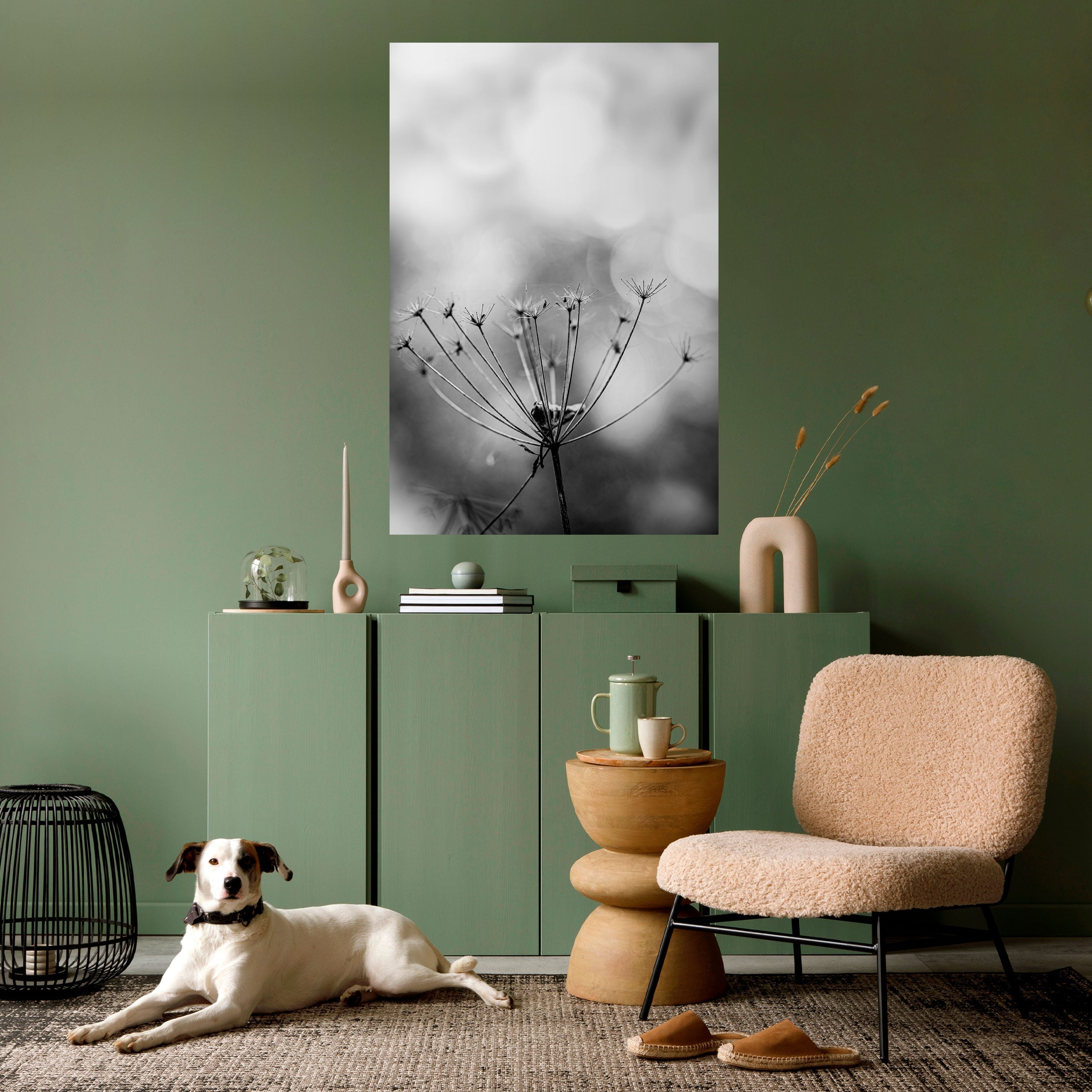 MINIMALIST BLOOM Peel and Stick Vertical Poster