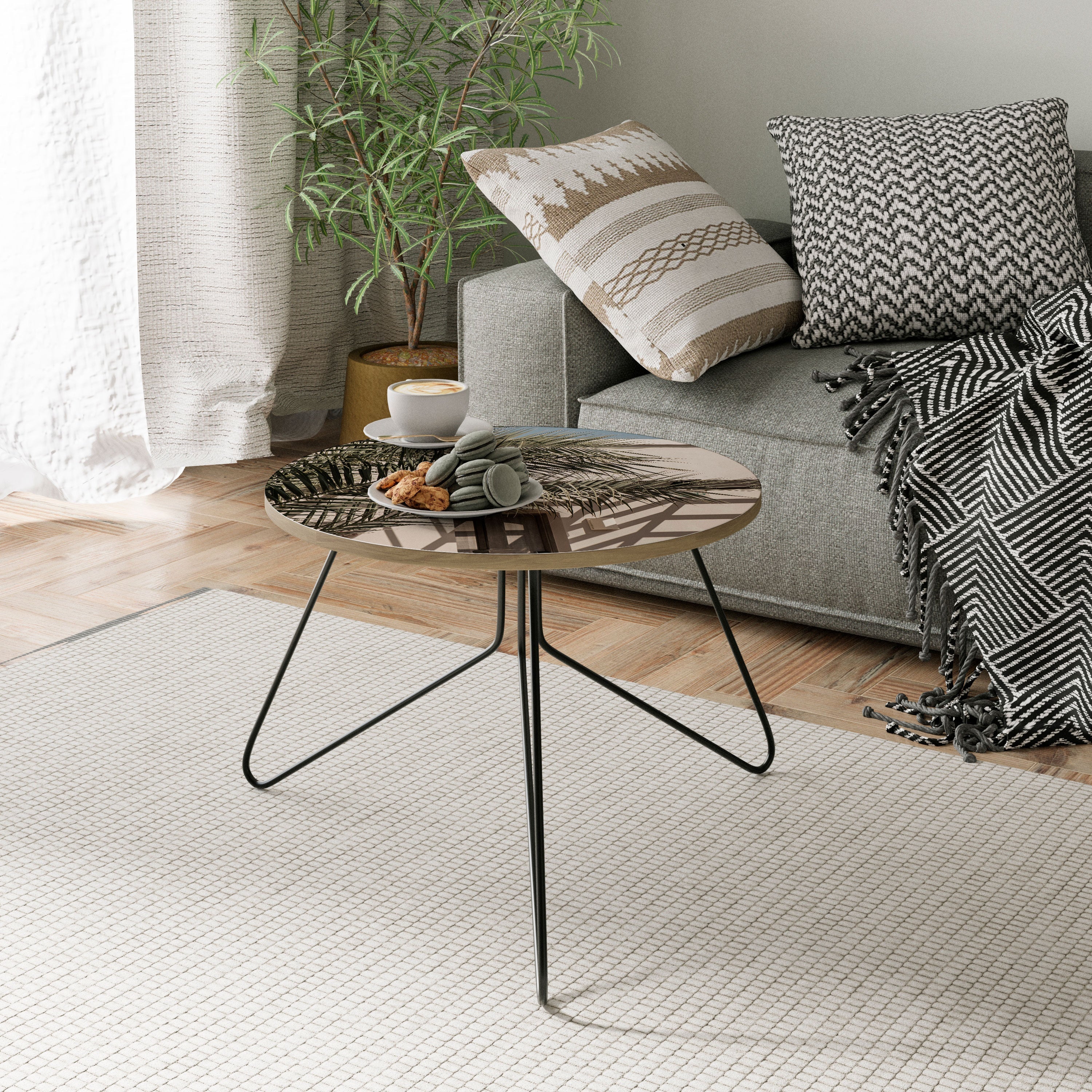 PALM SHADOW DANCE Coffee Table 60