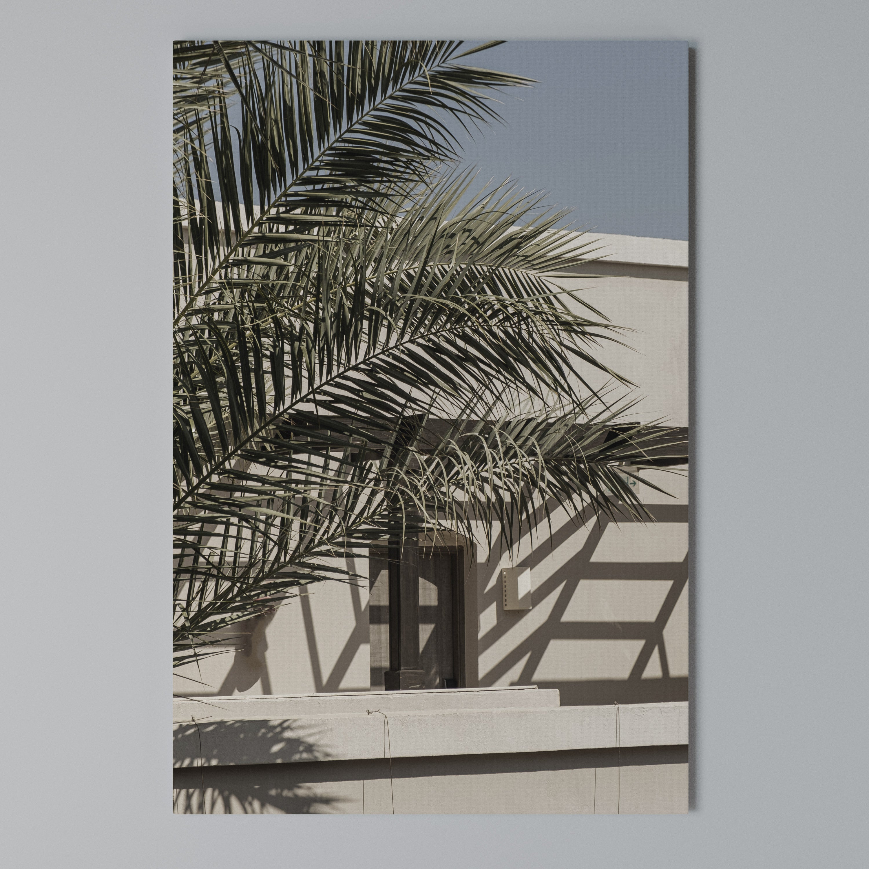 PALM SHADOW DANCE Κατακόρυφος Πίνακας σε Καμβά