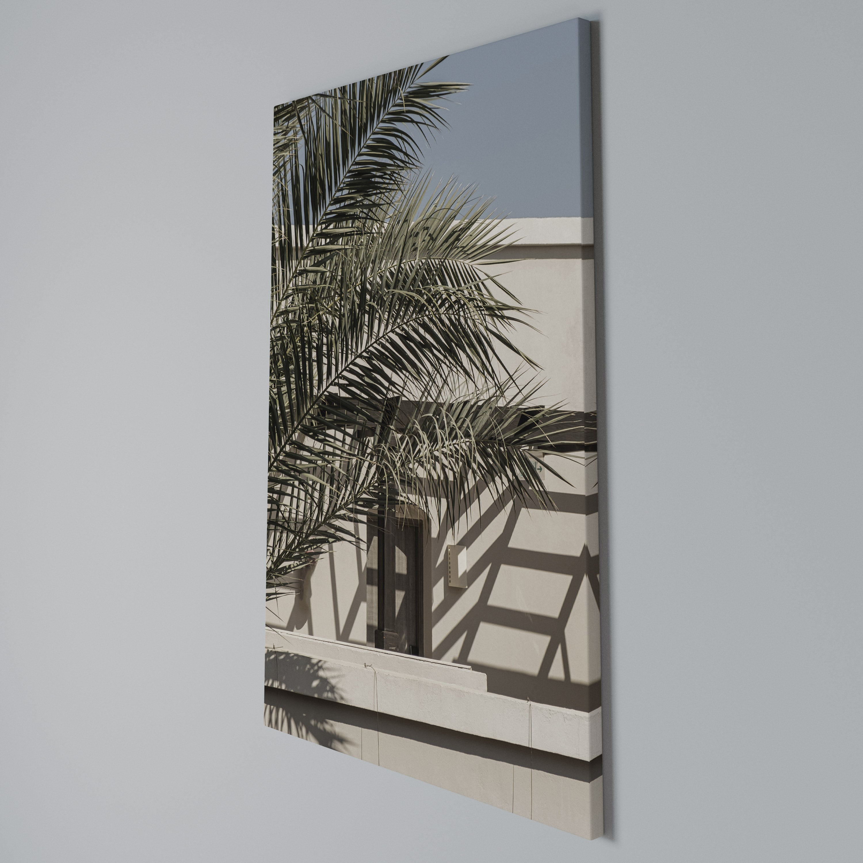 PALM SHADOW DANCE Κατακόρυφος Πίνακας σε Καμβά