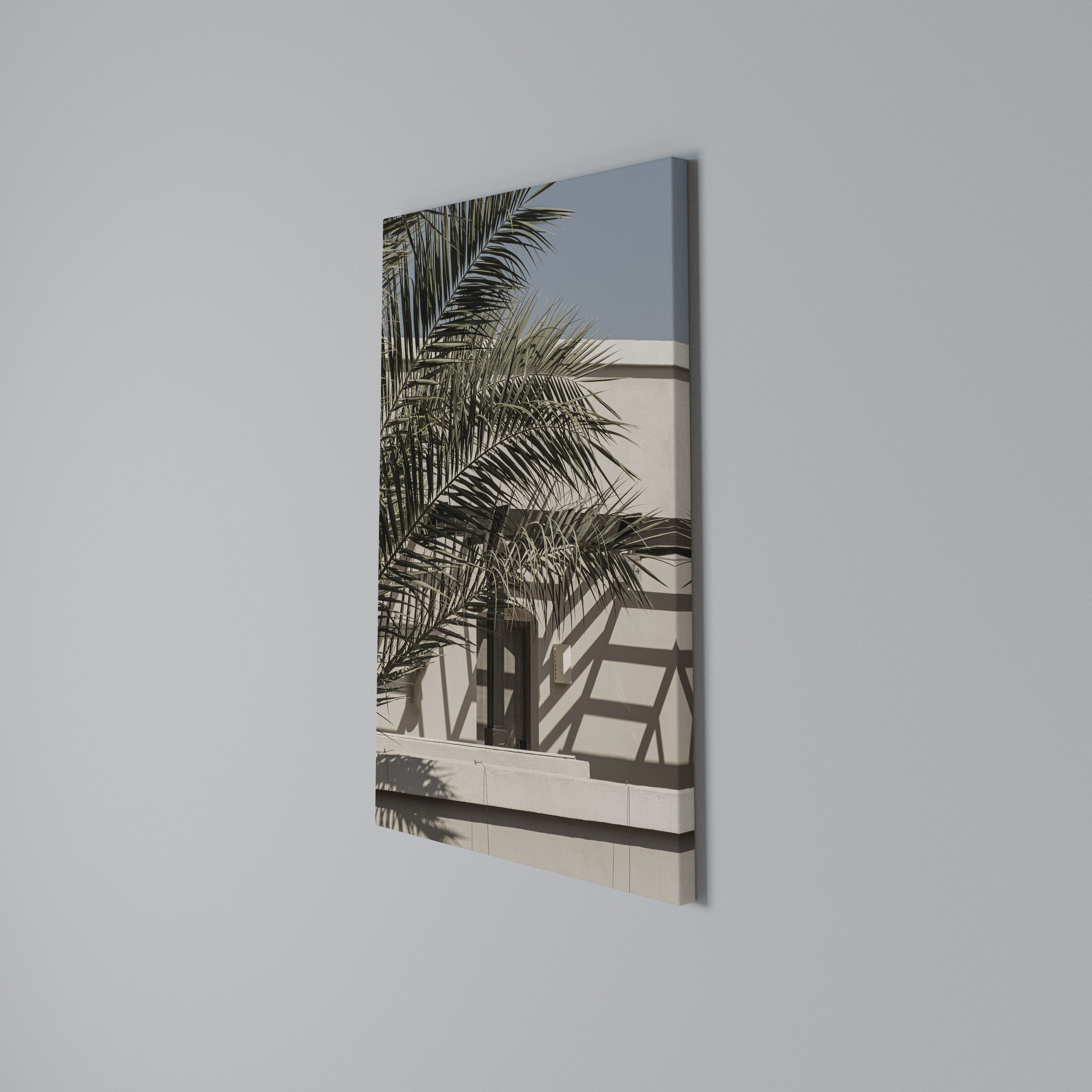 PALM SHADOW DANCE Κατακόρυφος Πίνακας σε Καμβά