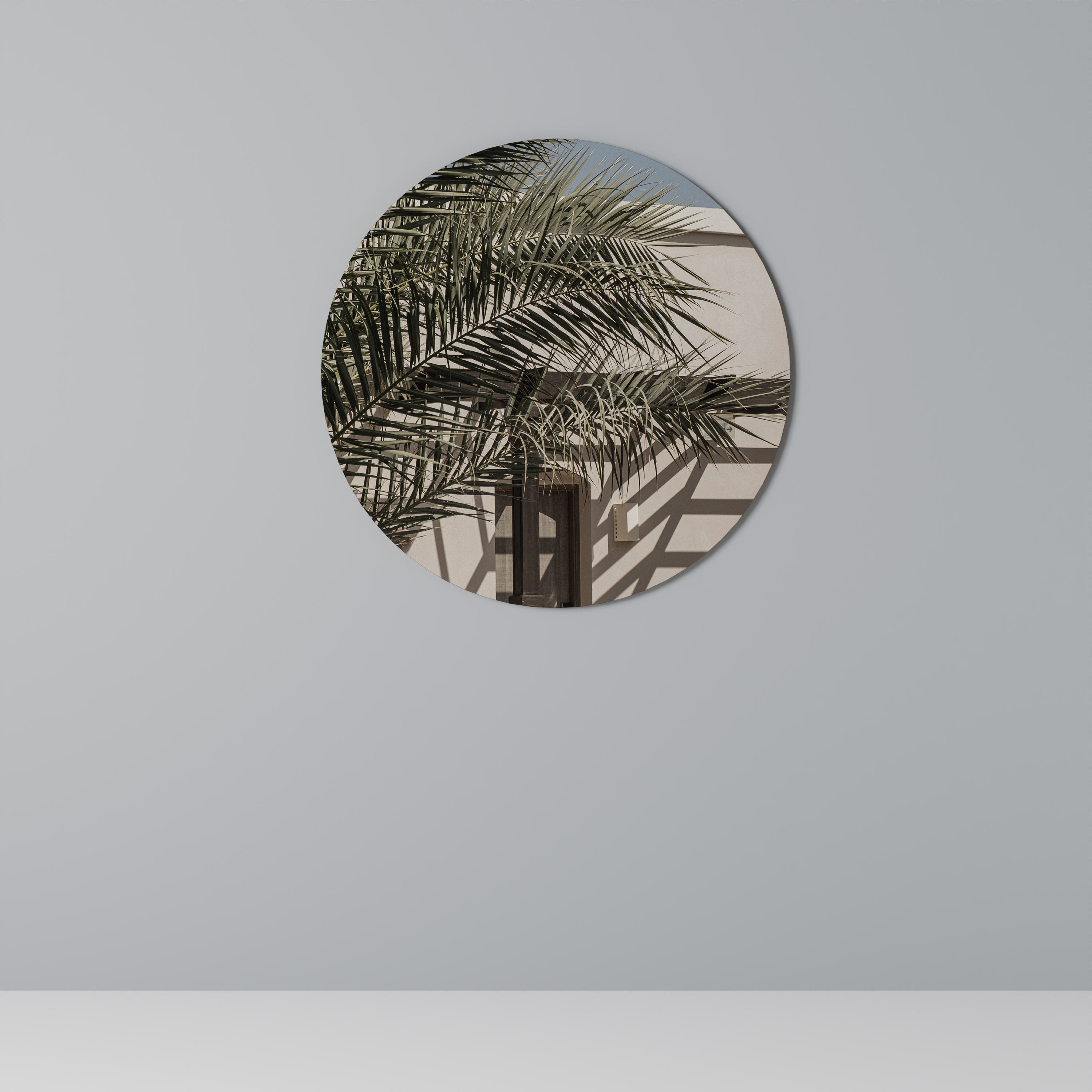 Στρογγυλή Τέχνη Τοίχου PALM SHADOW DANCE