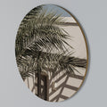 PALM SHADOW DANCE Στρογγυλός πίνακας ζωγραφικής