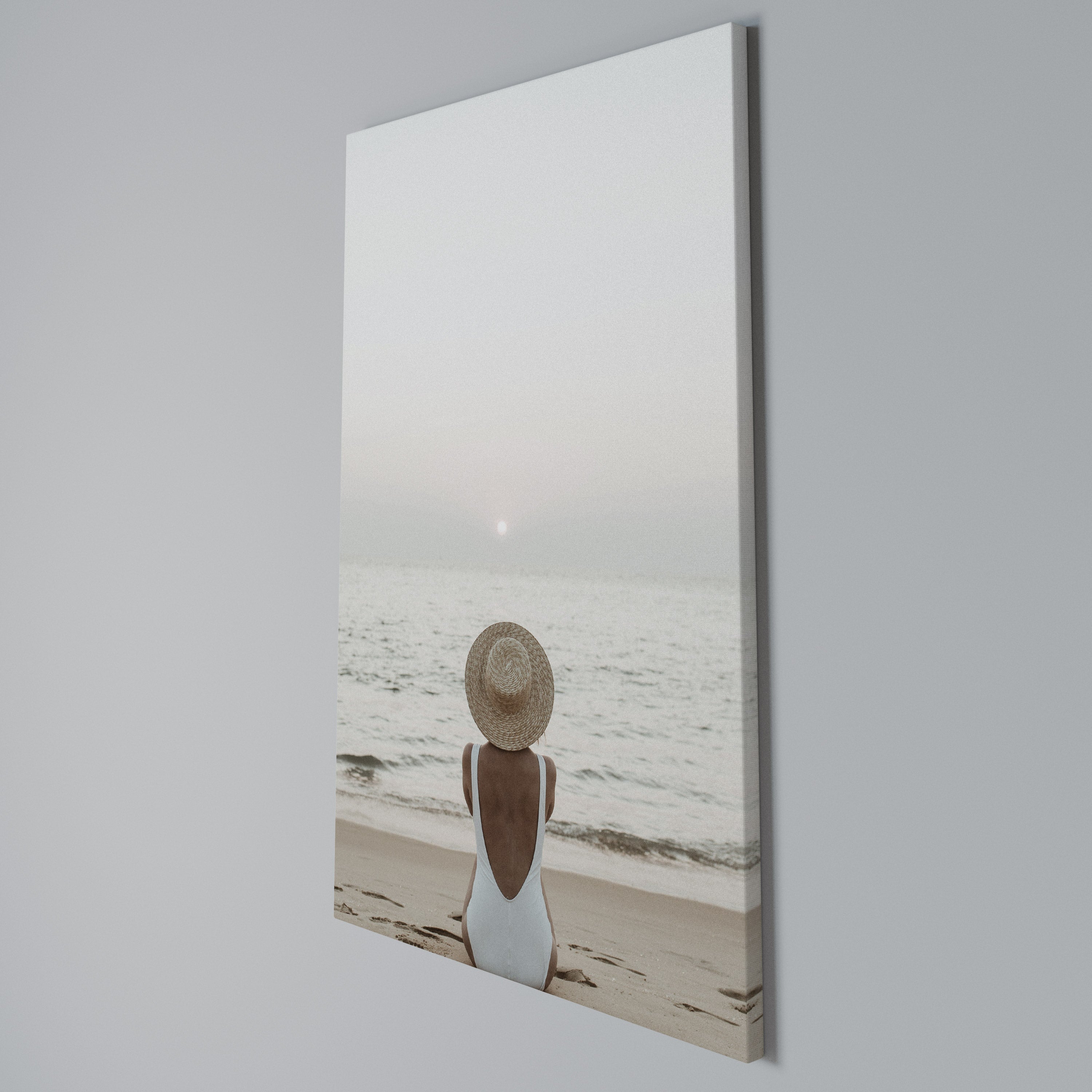 SAND AND SOLITUDE Κατακόρυφος Πίνακας σε Καμβά