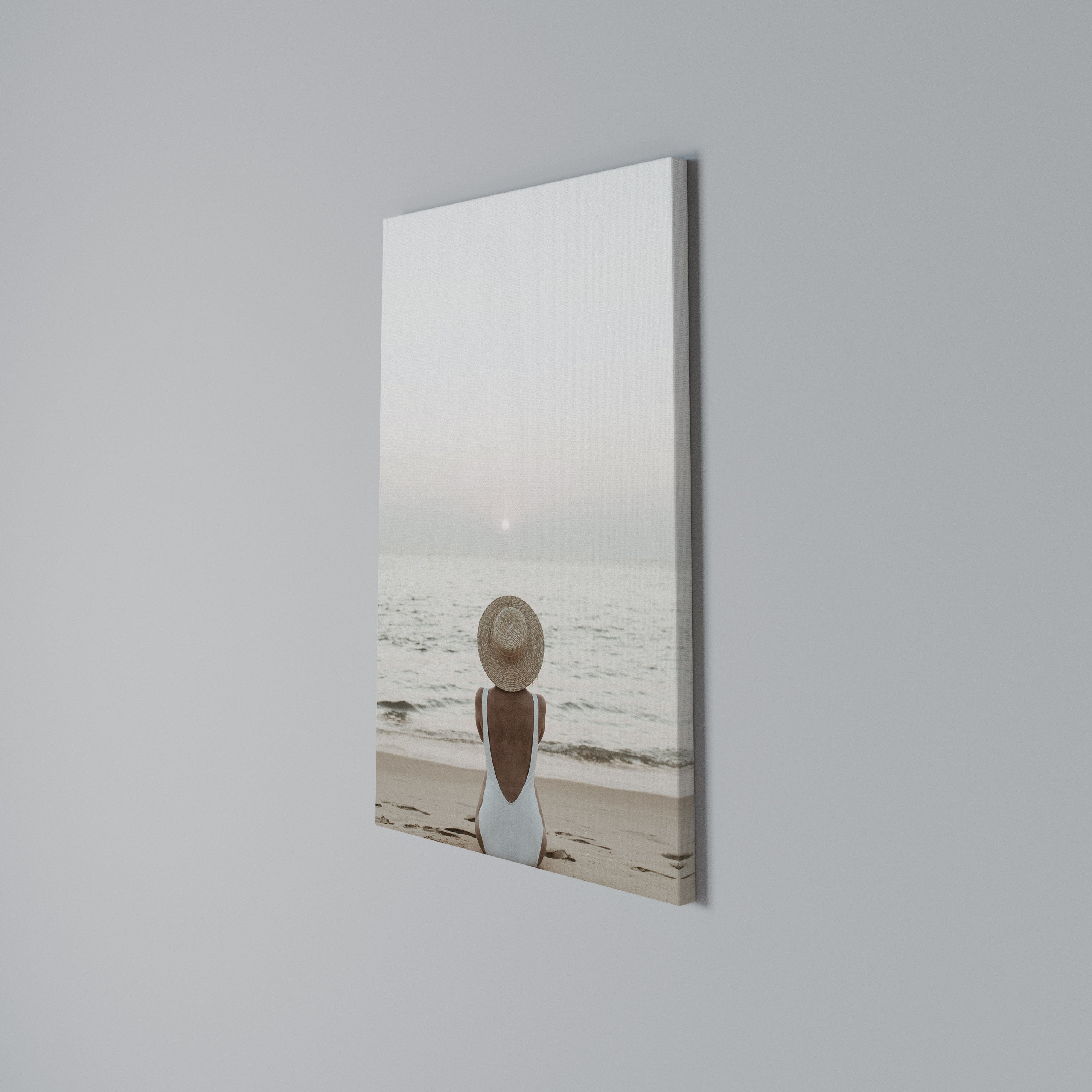 SAND AND SOLITUDE Κατακόρυφος Πίνακας σε Καμβά