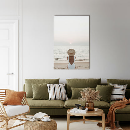 SAND AND SOLITUDE Κατακόρυφος Πίνακας σε Καμβά